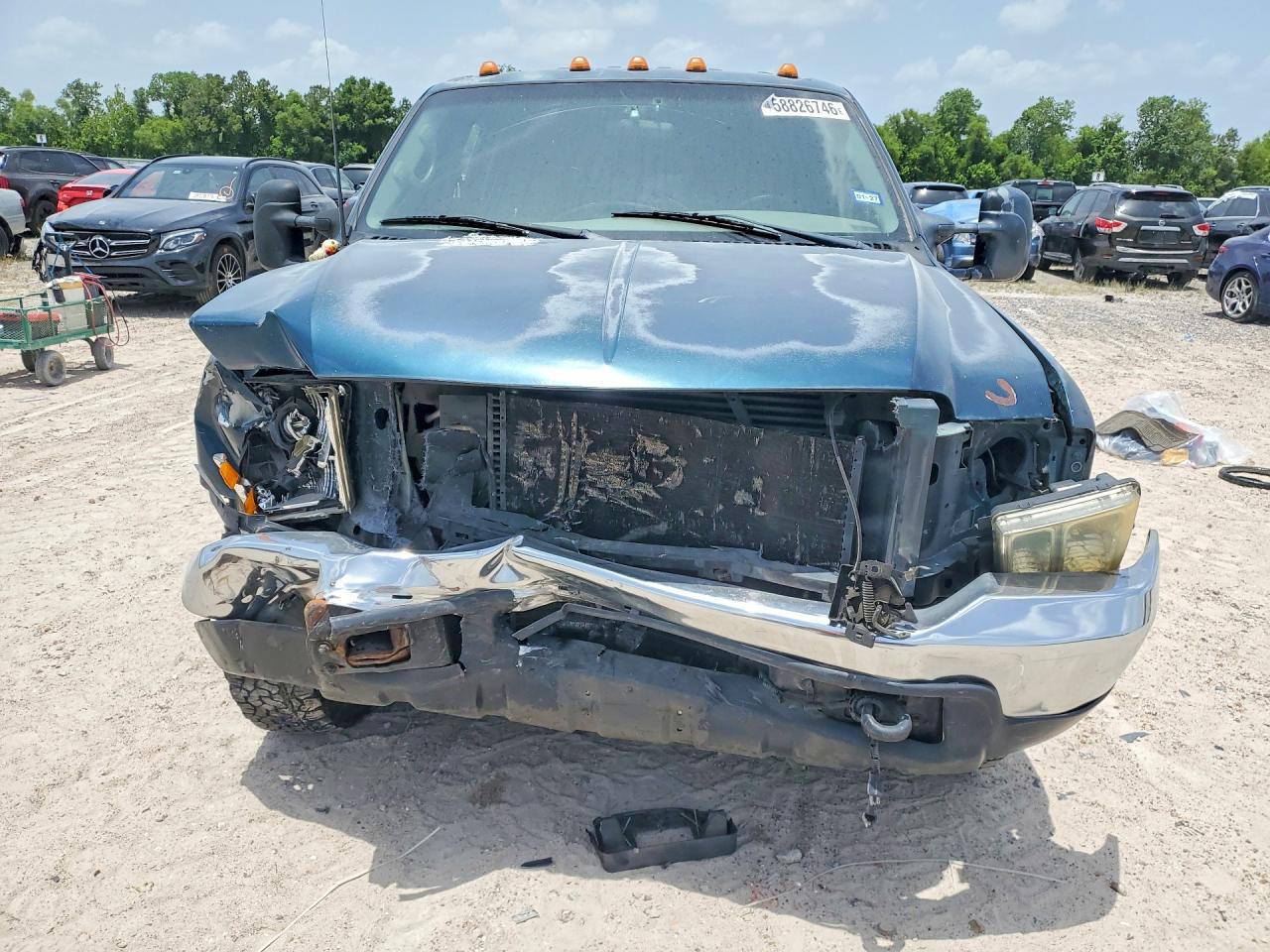 1999 Ford F250 Super Duty Blue vin: 1FTNW20F6XED24765