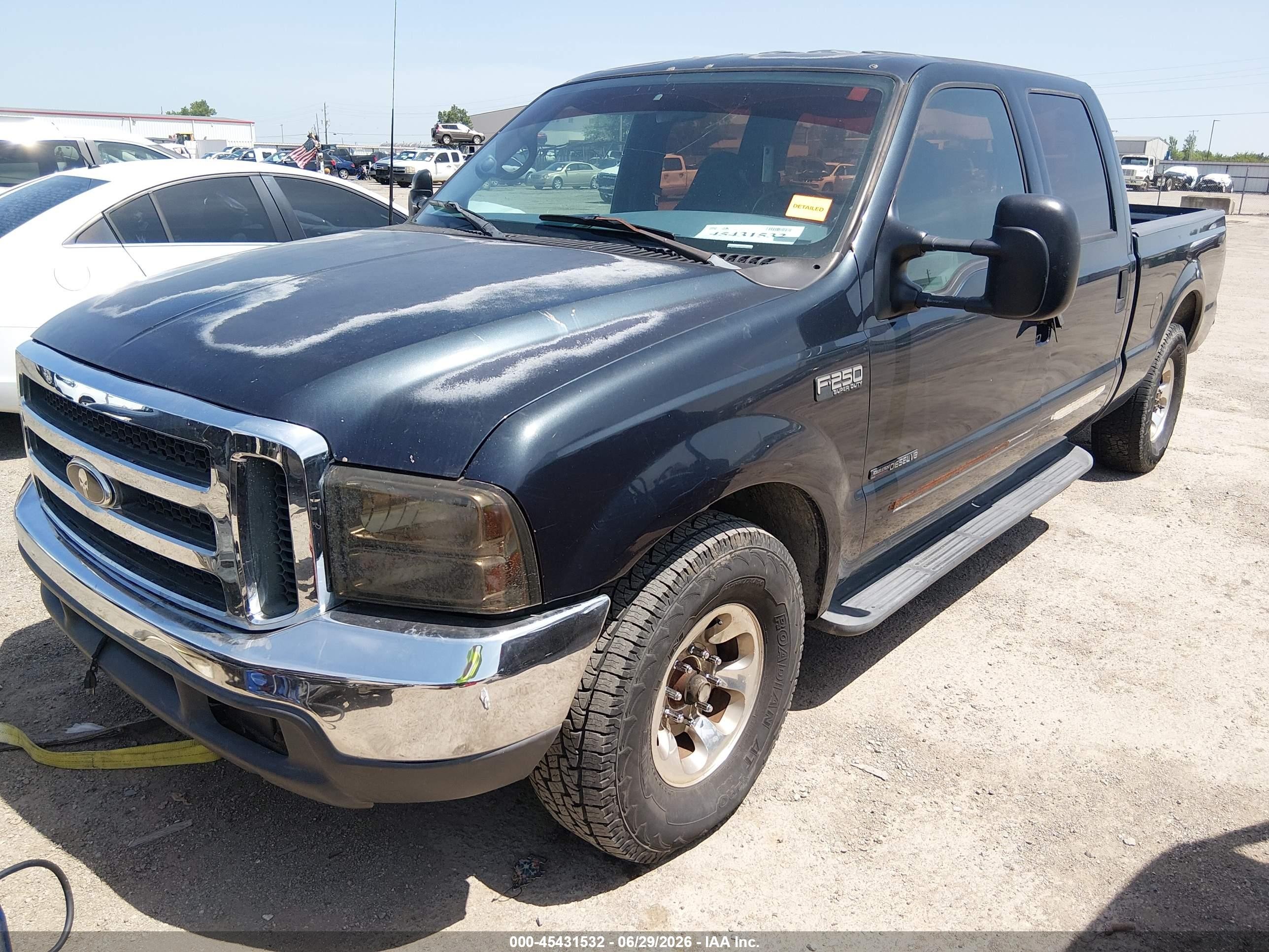 1999 Ford F-250 Lariat/xl/xlt Blue vin: 1FTNW20F8XEE99213