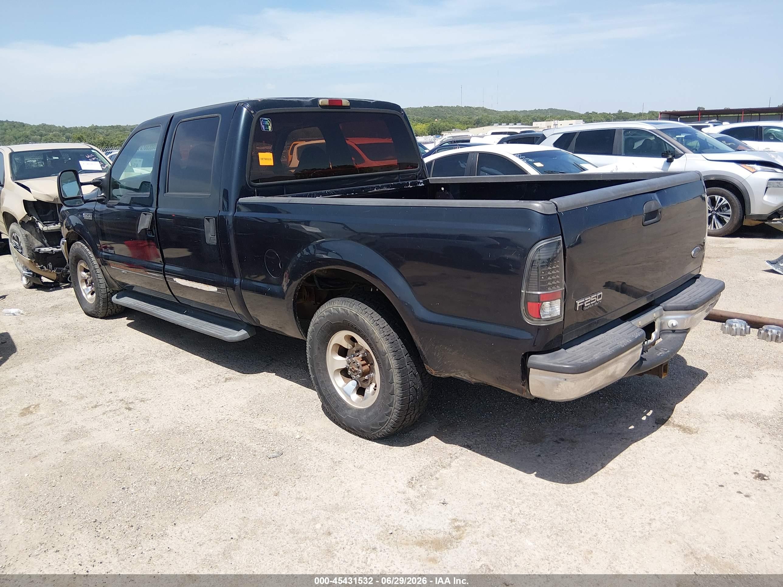 1999 Ford F-250 Lariat/xl/xlt Blue vin: 1FTNW20F8XEE99213