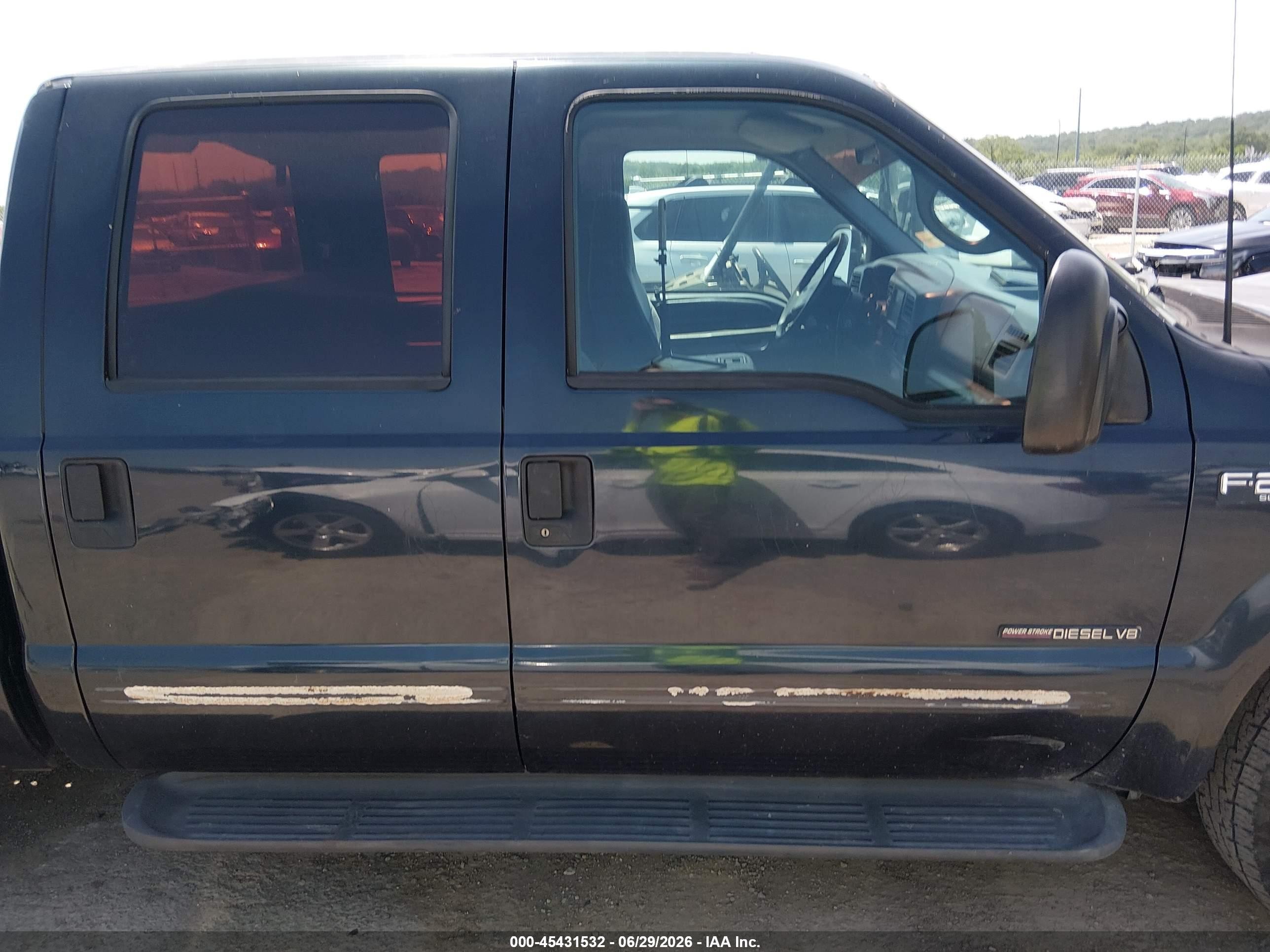 1999 Ford F-250 Lariat/xl/xlt Blue vin: 1FTNW20F8XEE99213