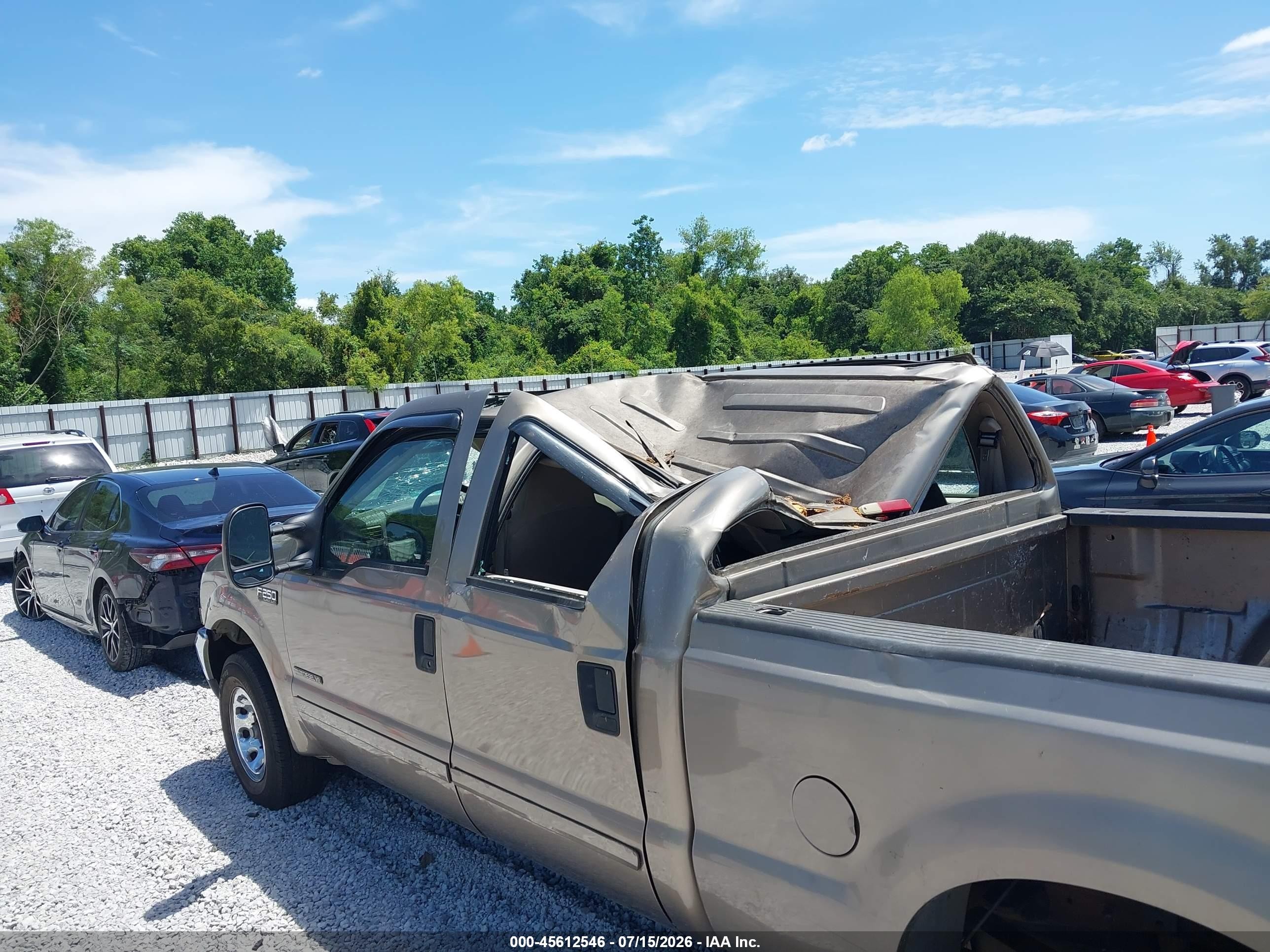 2002 Ford F-250   Gold vin: 1FTNW20F92ED54089