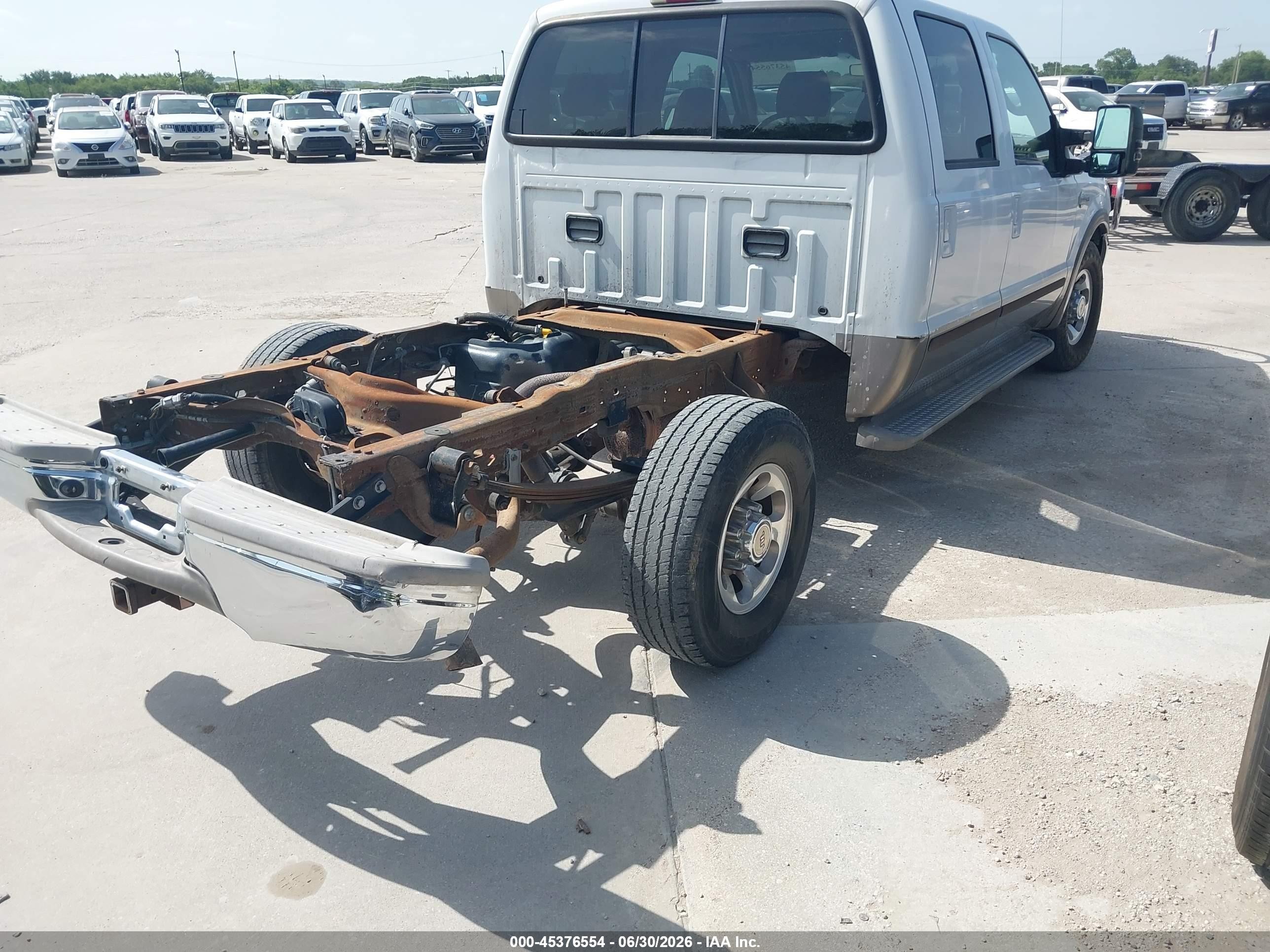 2004 Ford F-250 Lariat/xl/xlt White vin: 1FTNW20L14EB94394