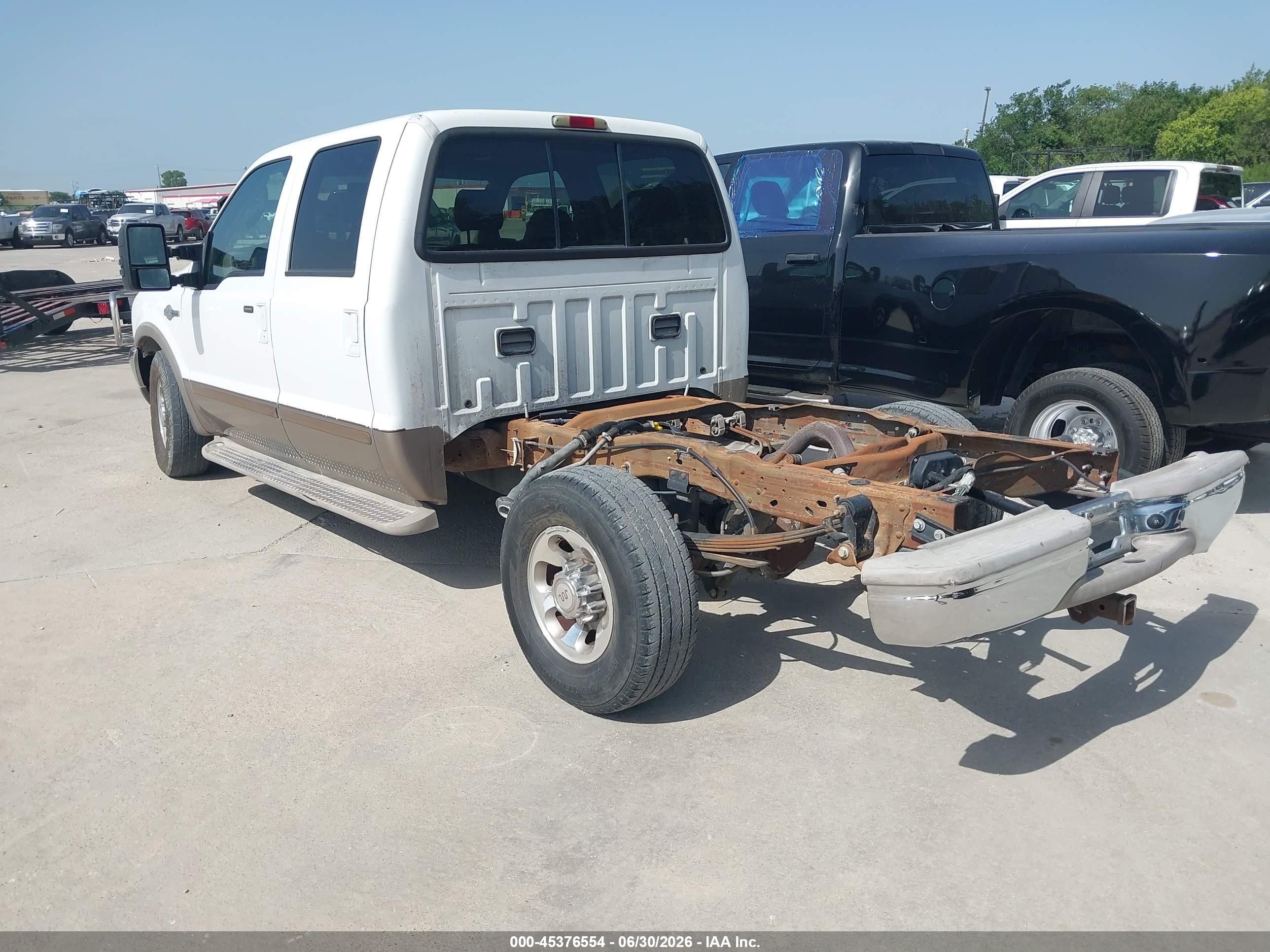 2004 Ford F-250 Lariat/xl/xlt White vin: 1FTNW20L14EB94394