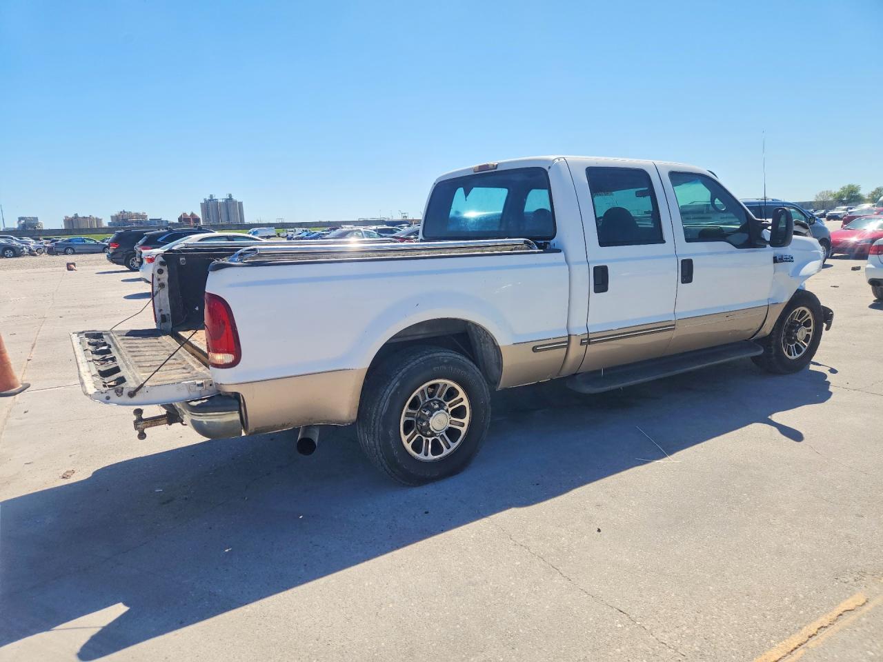 1999 Ford F250 V8 Triton White vin: 1FTNW20L1XED28776