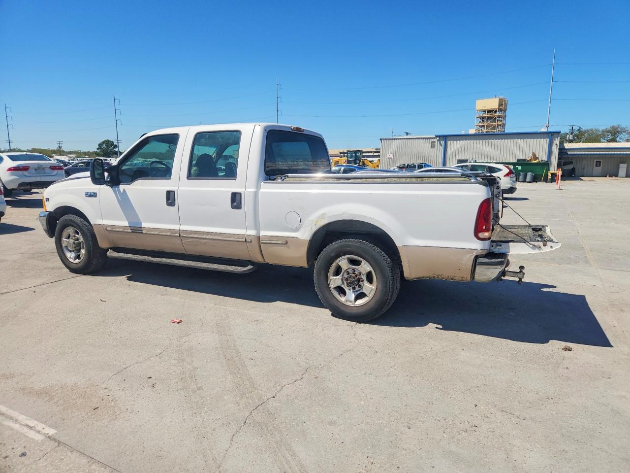 1999 Ford F250 V8 Triton White vin: 1FTNW20L1XED28776