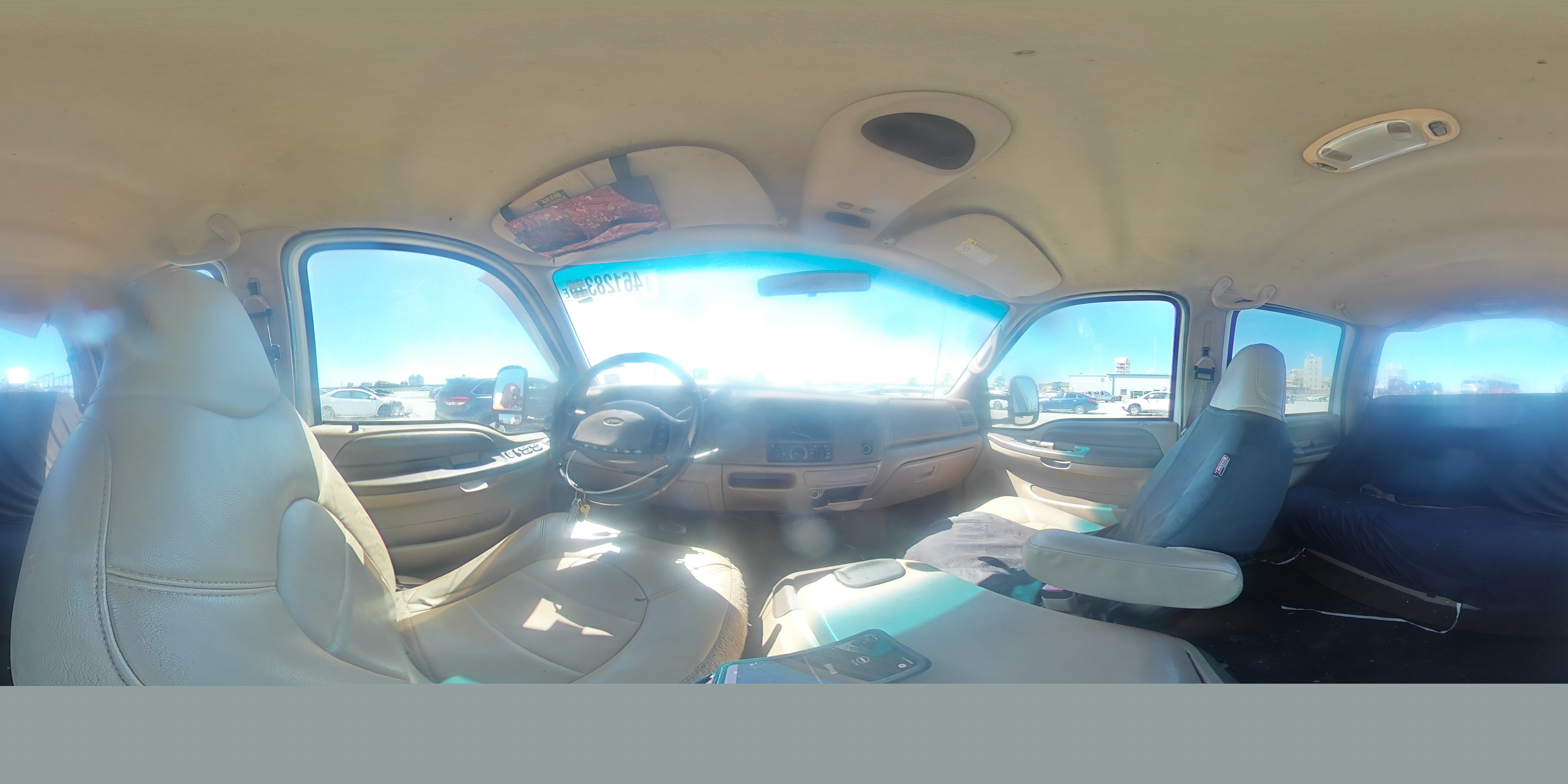 1999 Ford F250 V8 Triton White vin: 1FTNW20L1XED28776