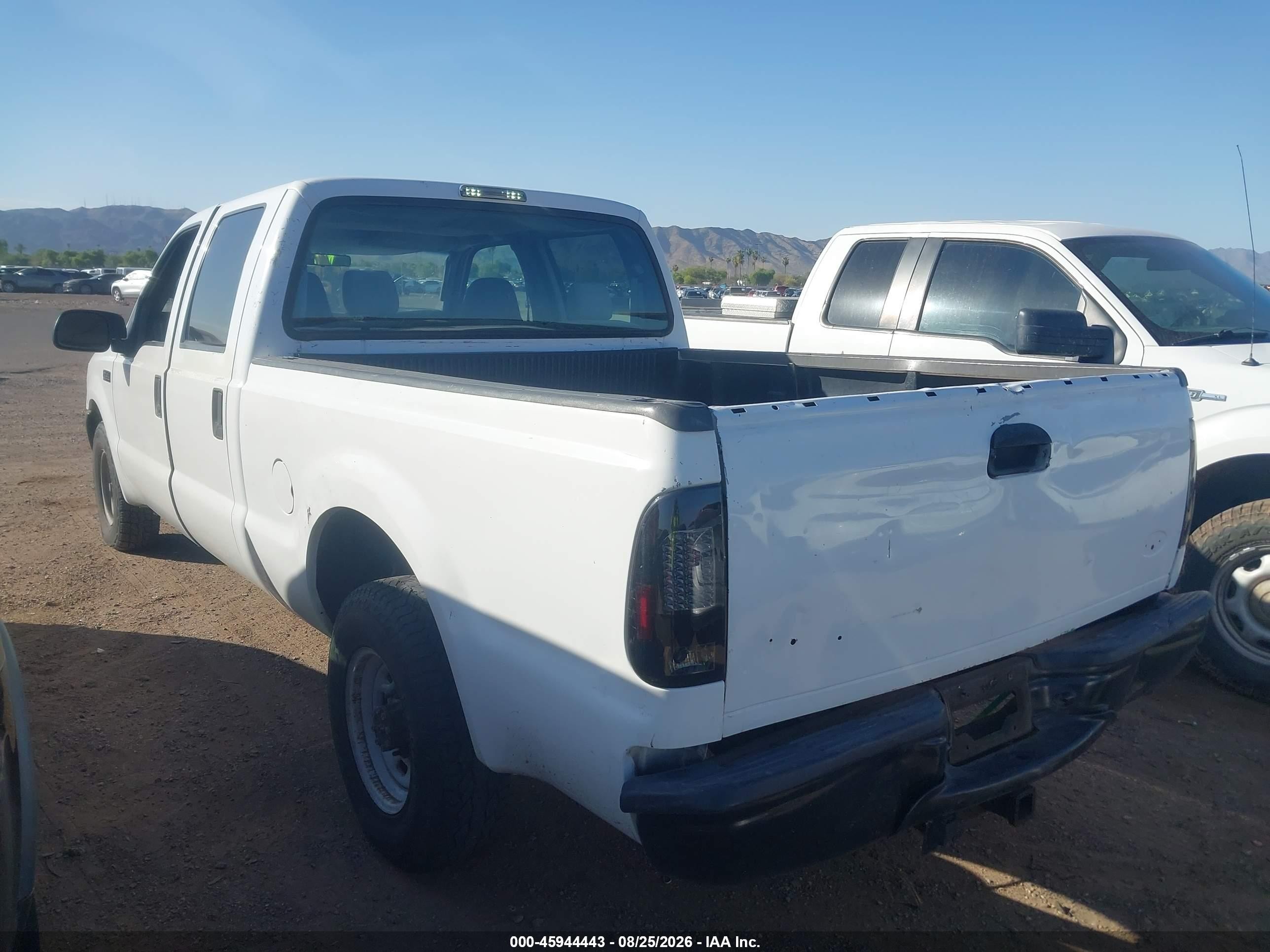 2004 Ford F-250 Lariat/xl/xlt White vin: 1FTNW20L34EA10086