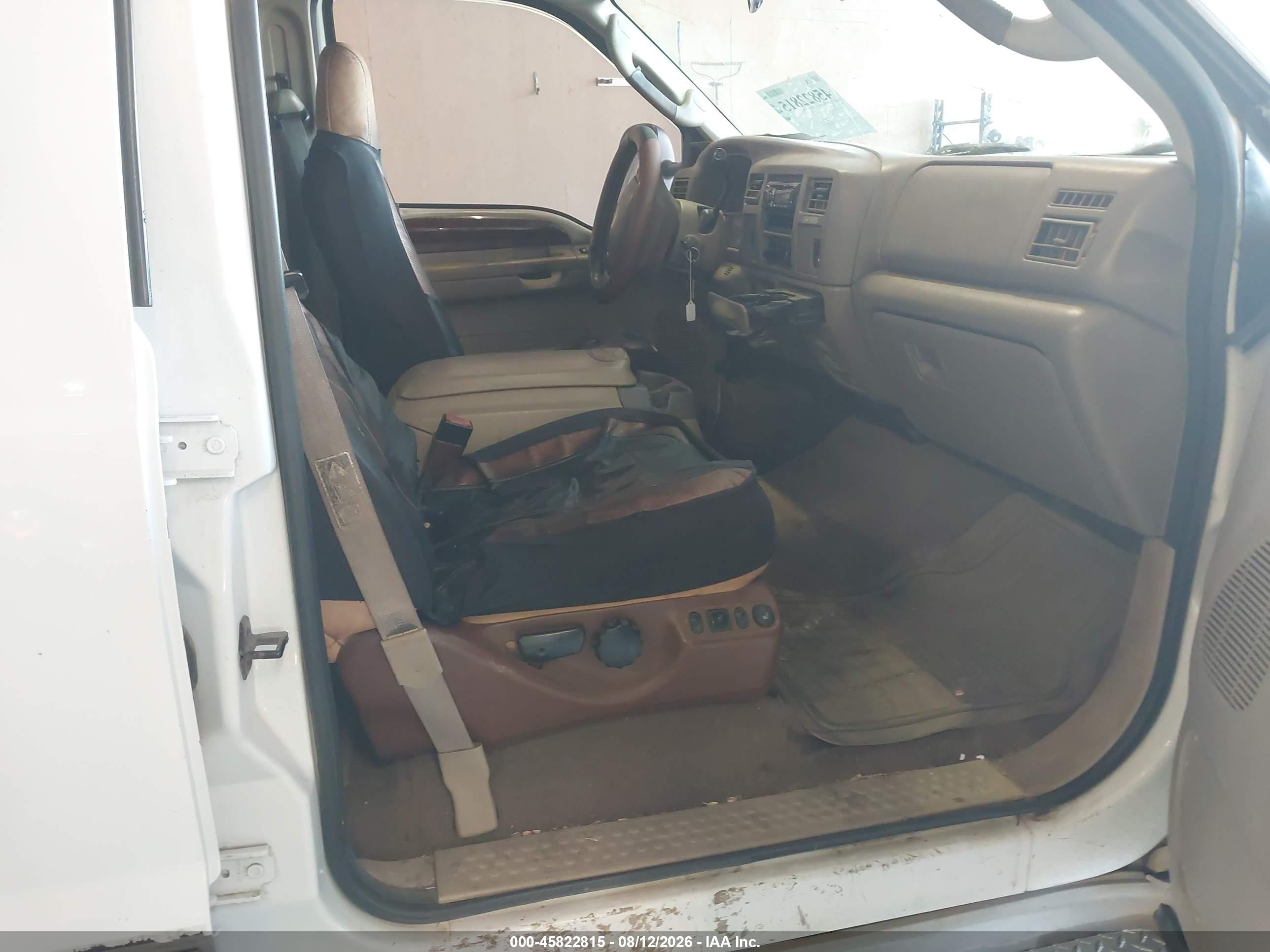 2004 Ford F-250 Lariat/xl/xlt White vin: 1FTNW20L44EA71964