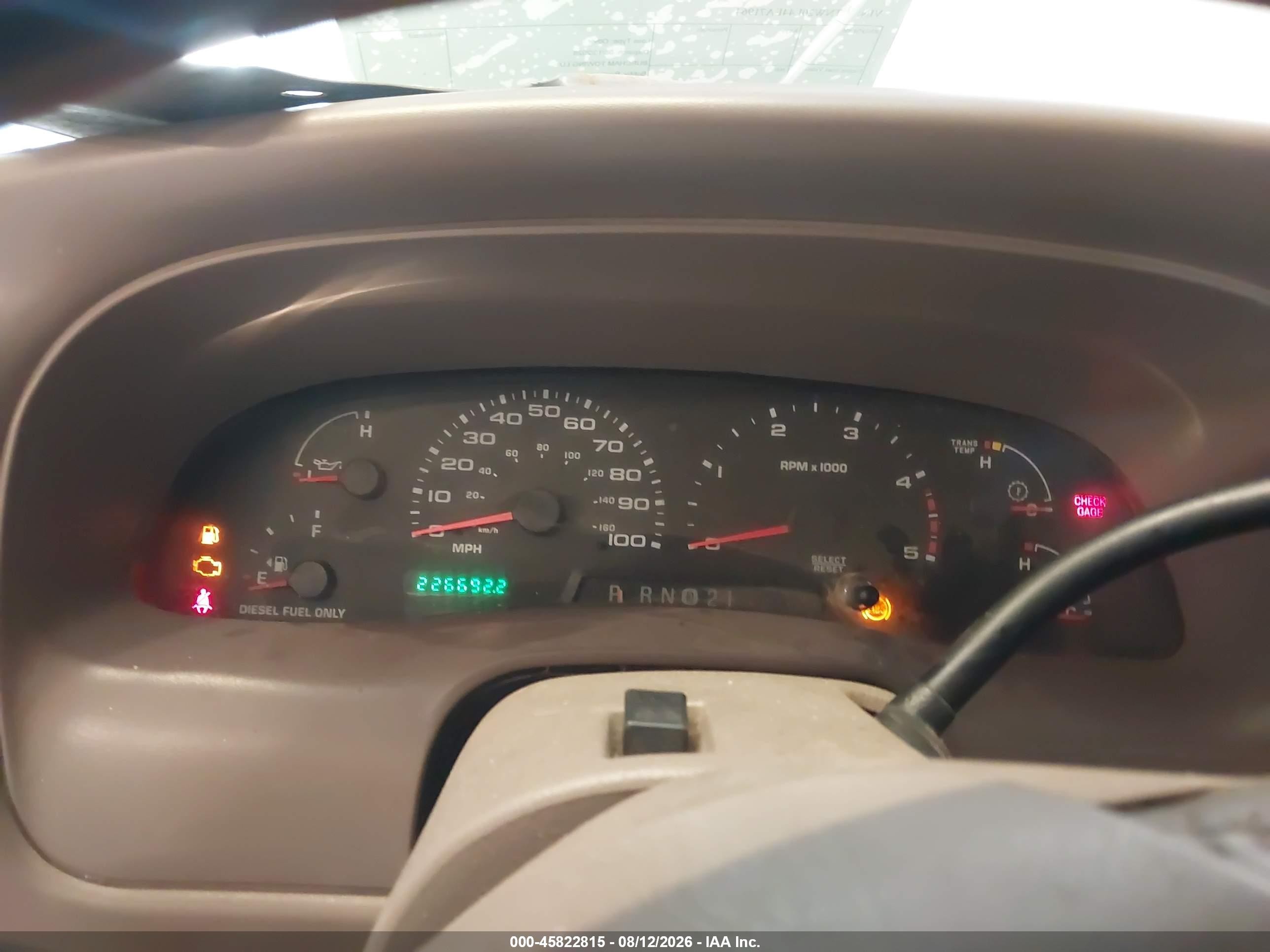 2004 Ford F-250 Lariat/xl/xlt White vin: 1FTNW20L44EA71964