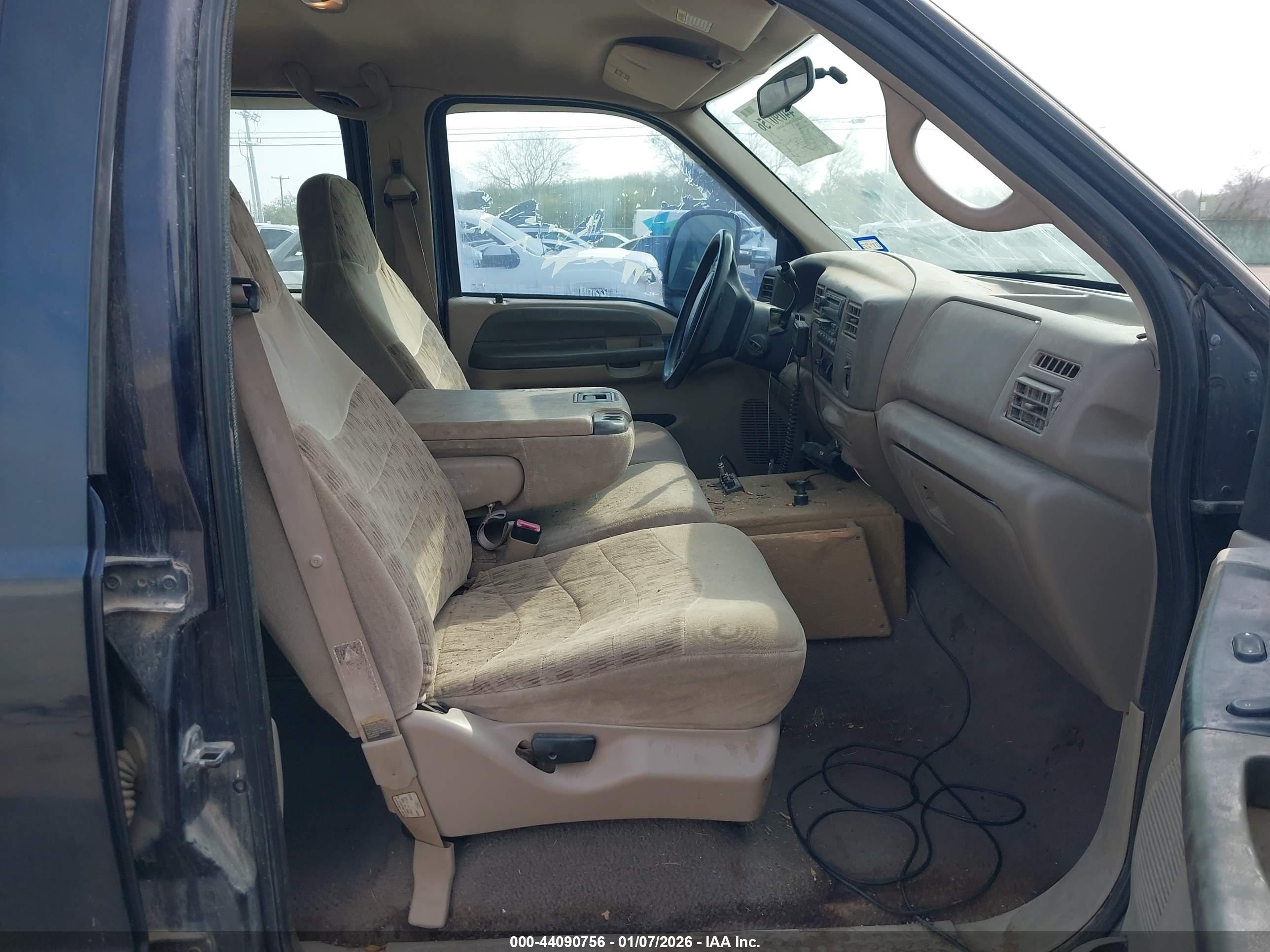2000 Ford F-250 Lariat/xl/xlt Dark Blue vin: 1FTNW20L4YEA64986