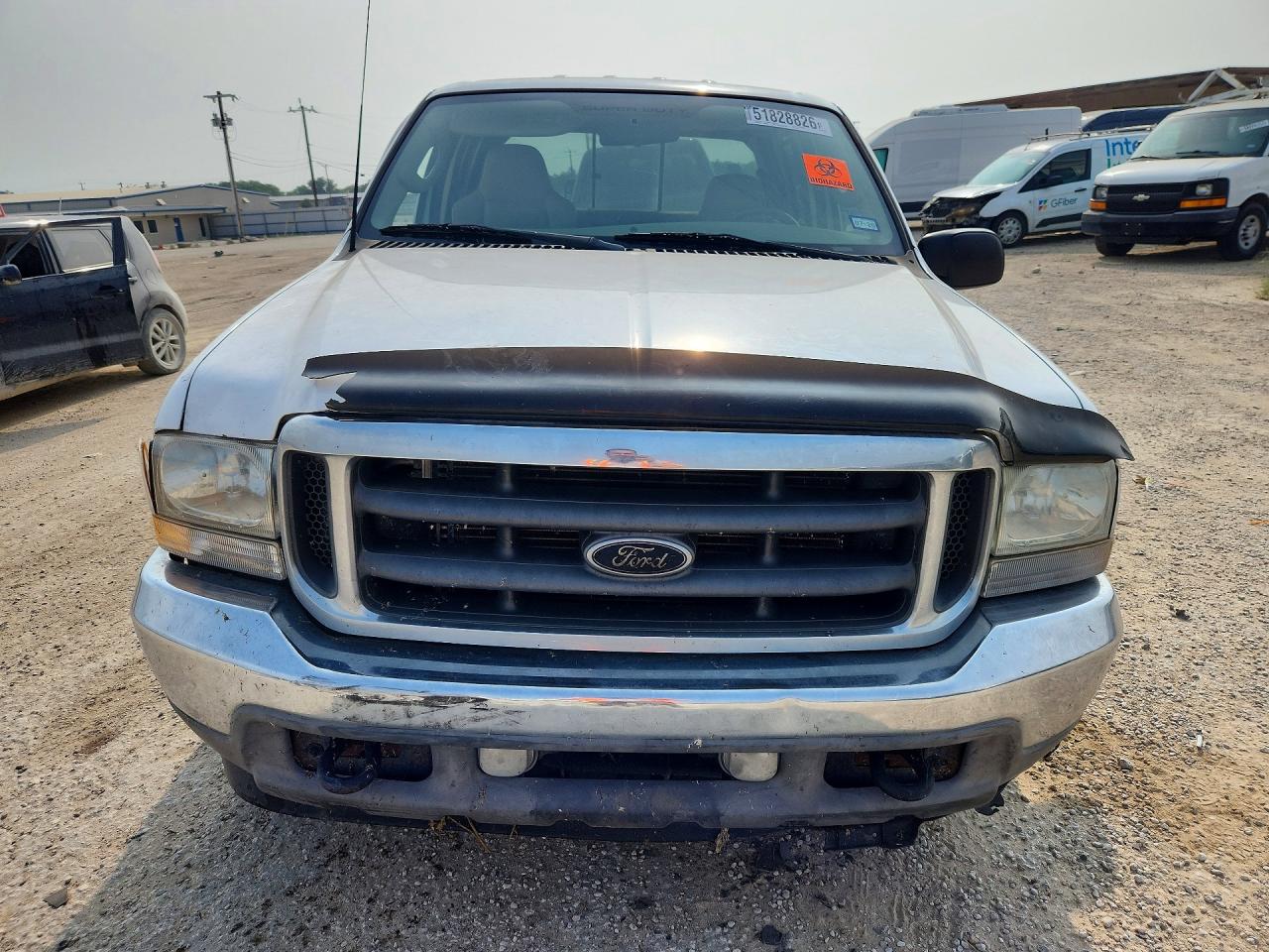2003 Ford F250 Super Duty White vin: 1FTNW20L63ED22871