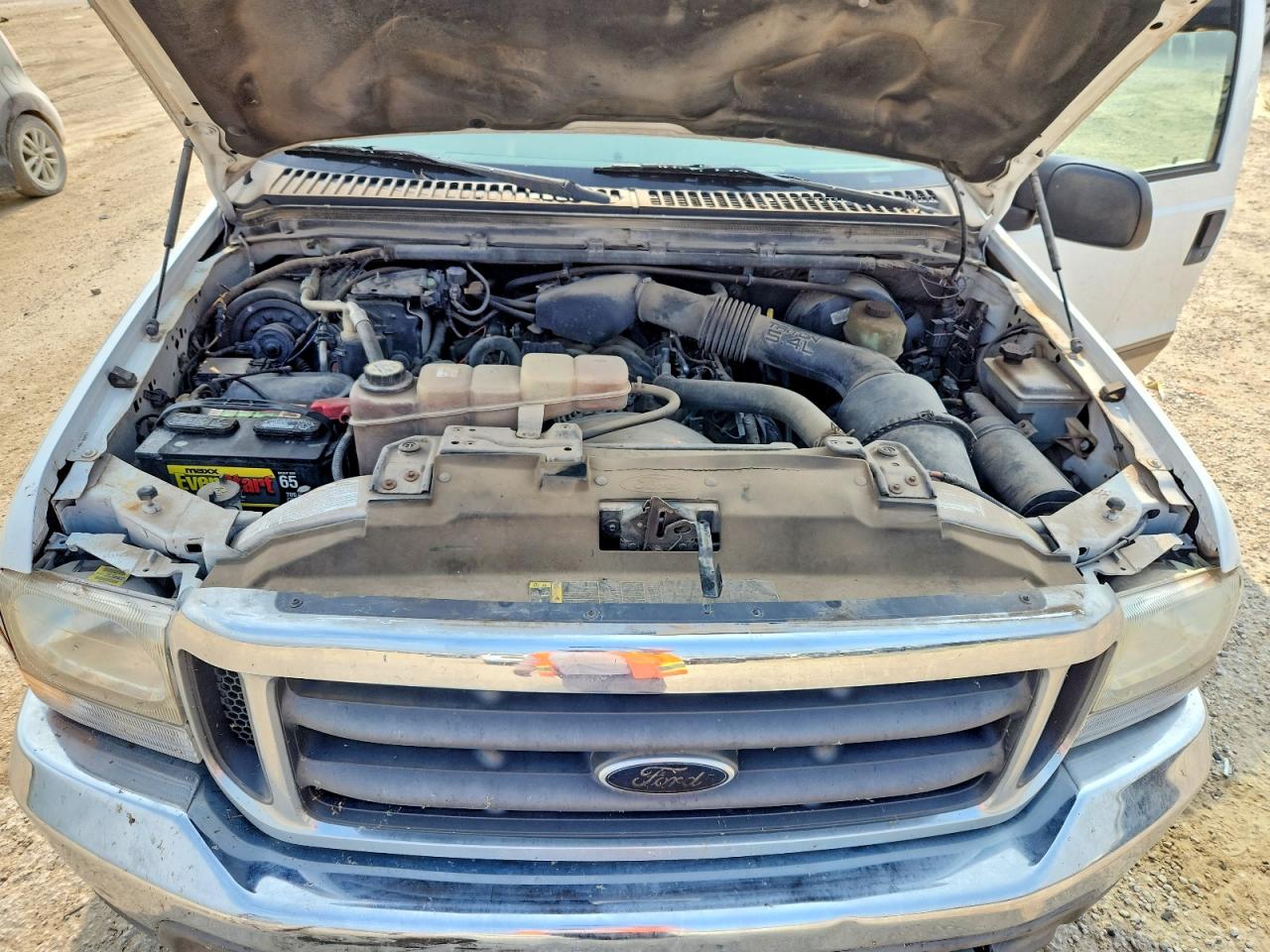 2003 Ford F250 Super Duty White vin: 1FTNW20L63ED22871