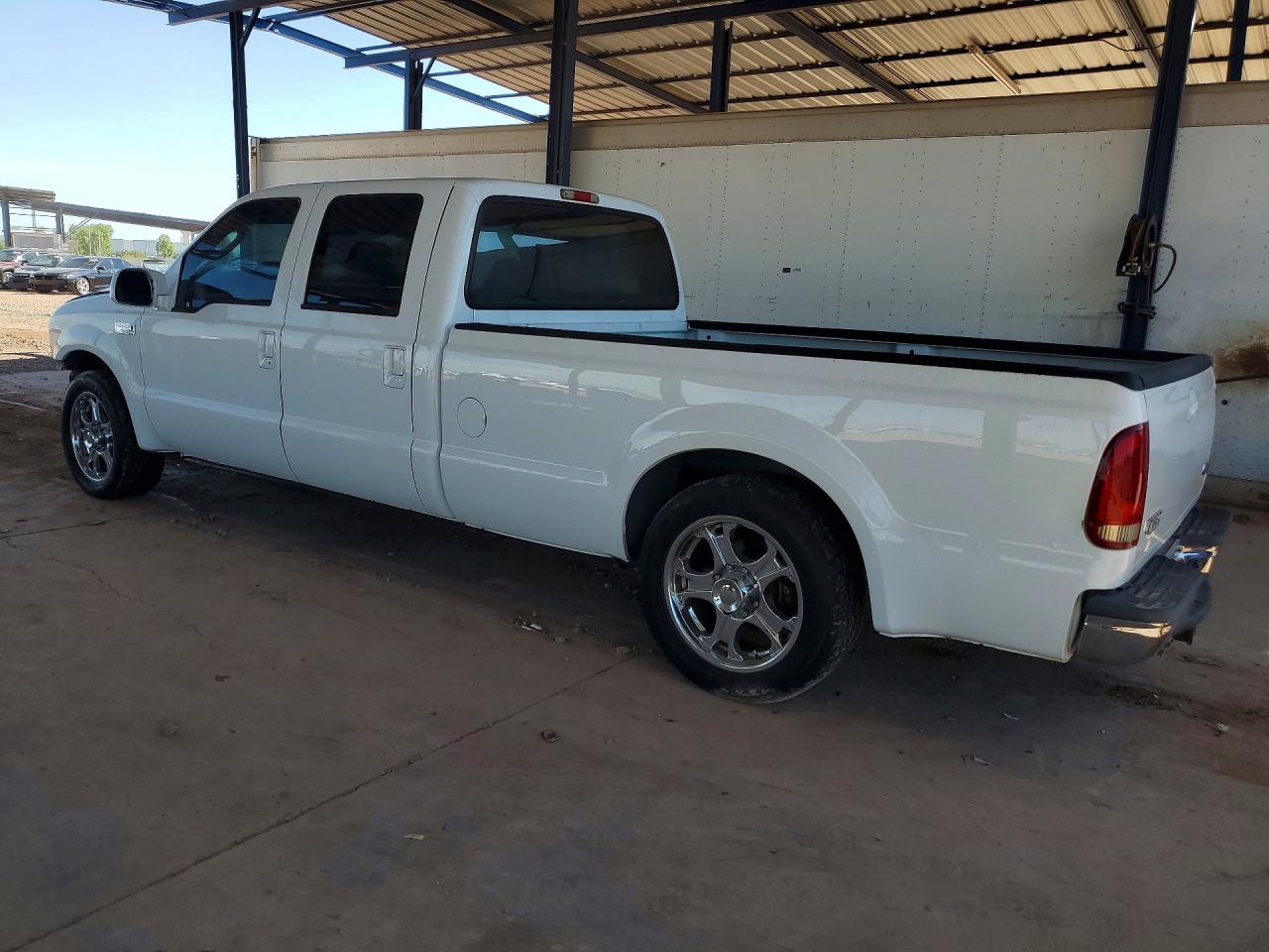 2003 Ford F250 Super Duty White vin: 1FTNW20L83ED49490