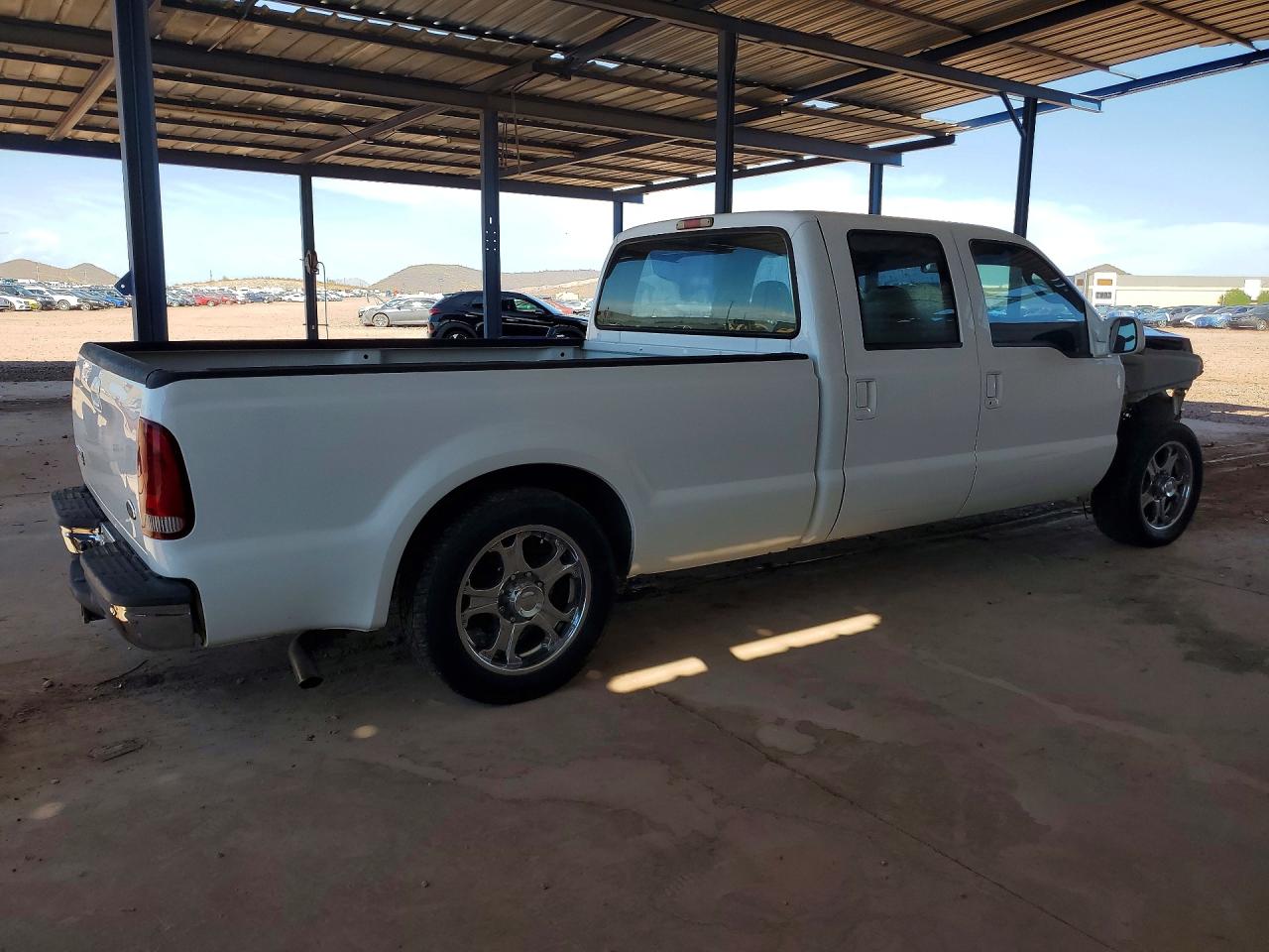 2003 Ford F250 Super Duty White vin: 1FTNW20L83ED49490