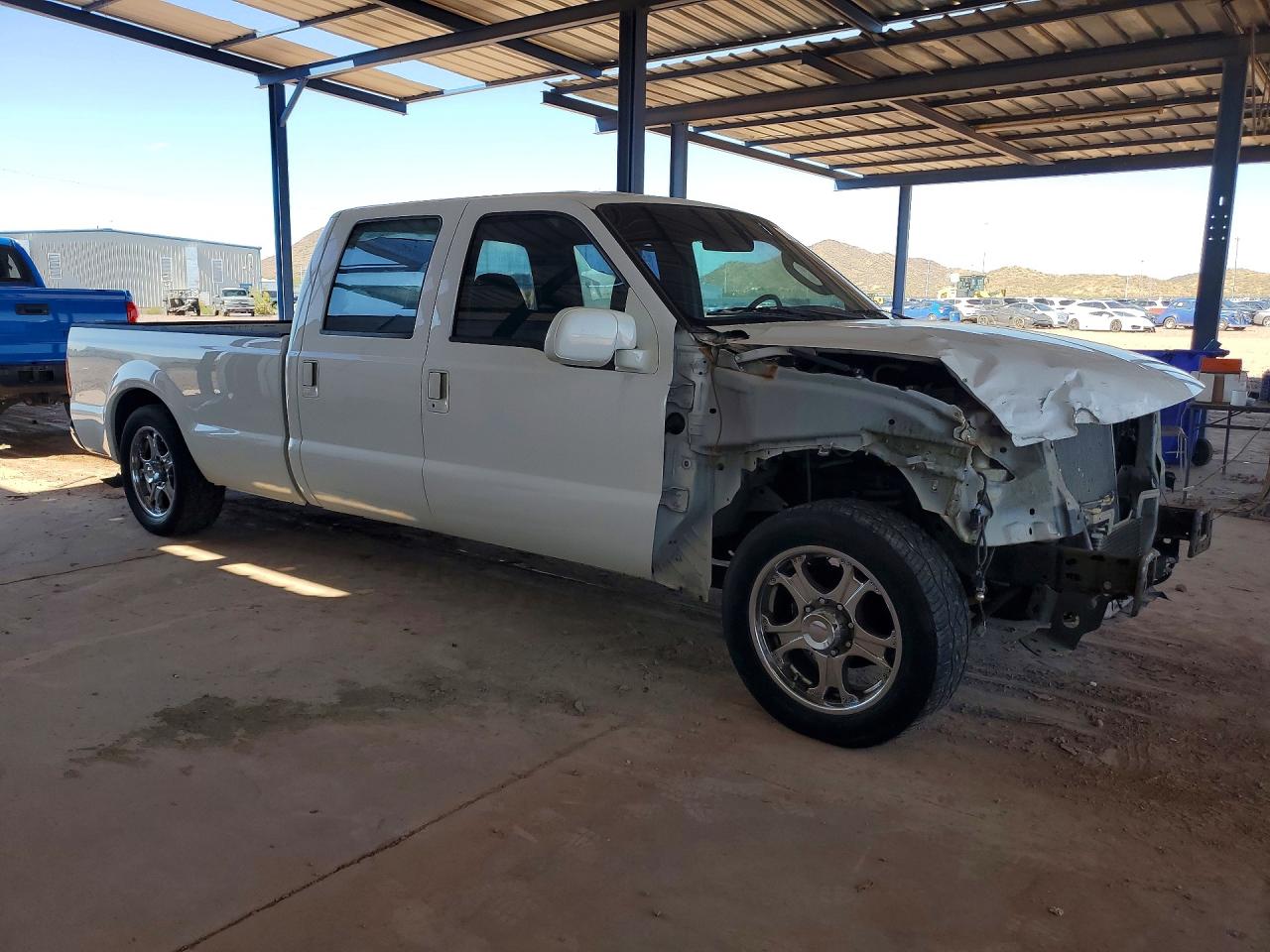 2003 Ford F250 Super Duty White vin: 1FTNW20L83ED49490