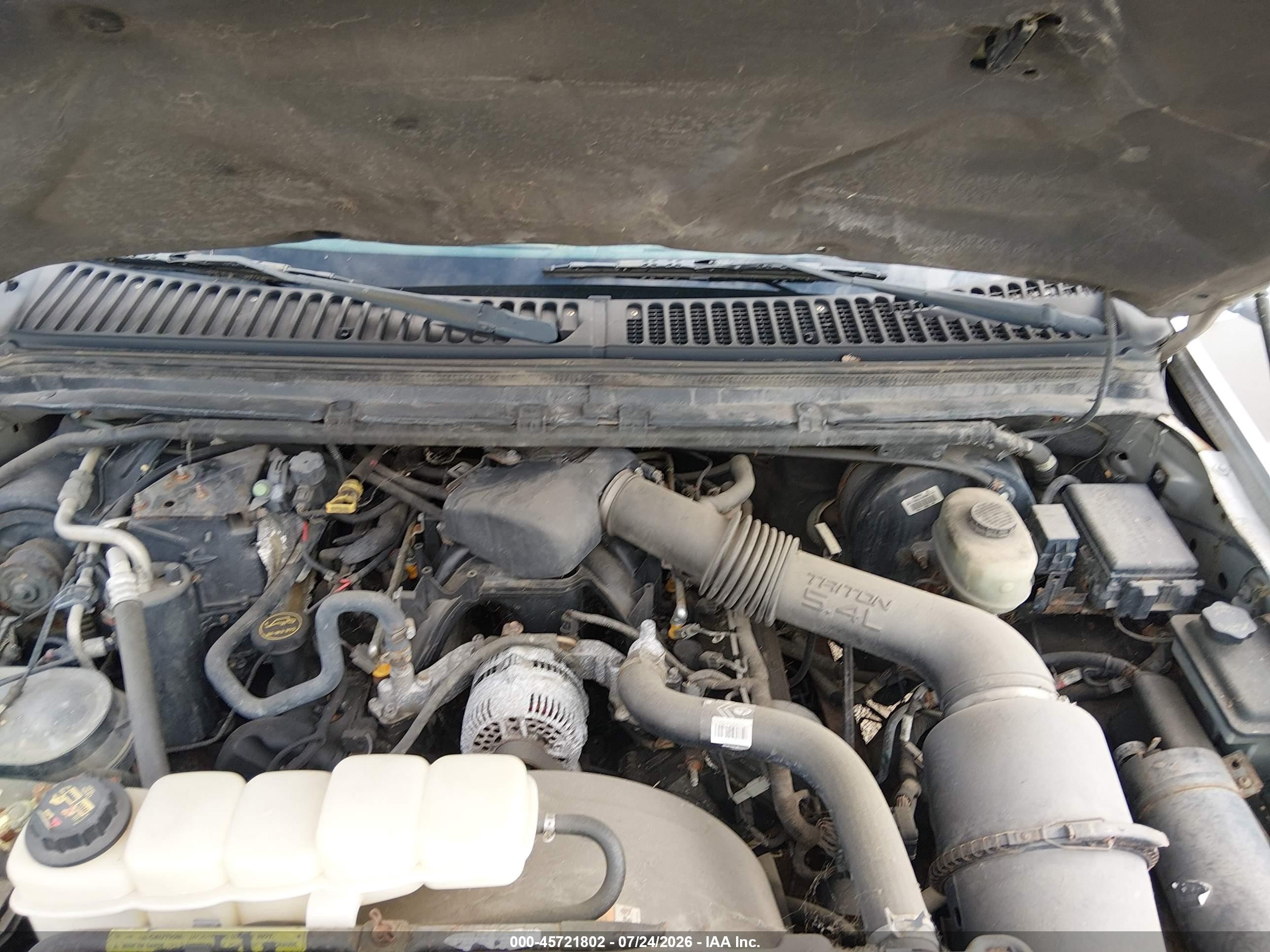 2001 Ford F-250 Lariat/xl/xlt Silver vin: 1FTNW20LX1EC50232