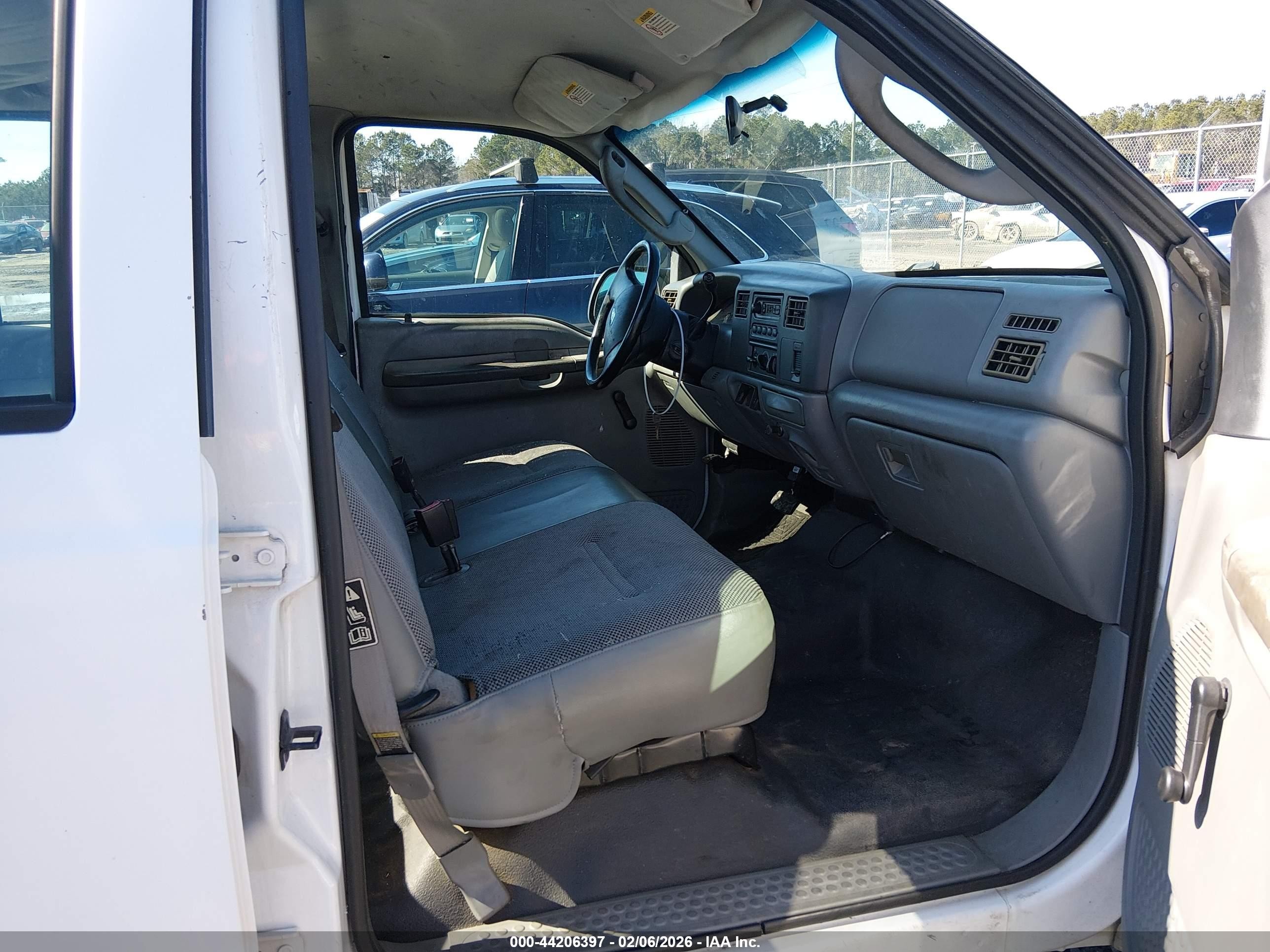 2004 Ford F-250 Lariat/xl/xlt White vin: 1FTNW20P04EA84049