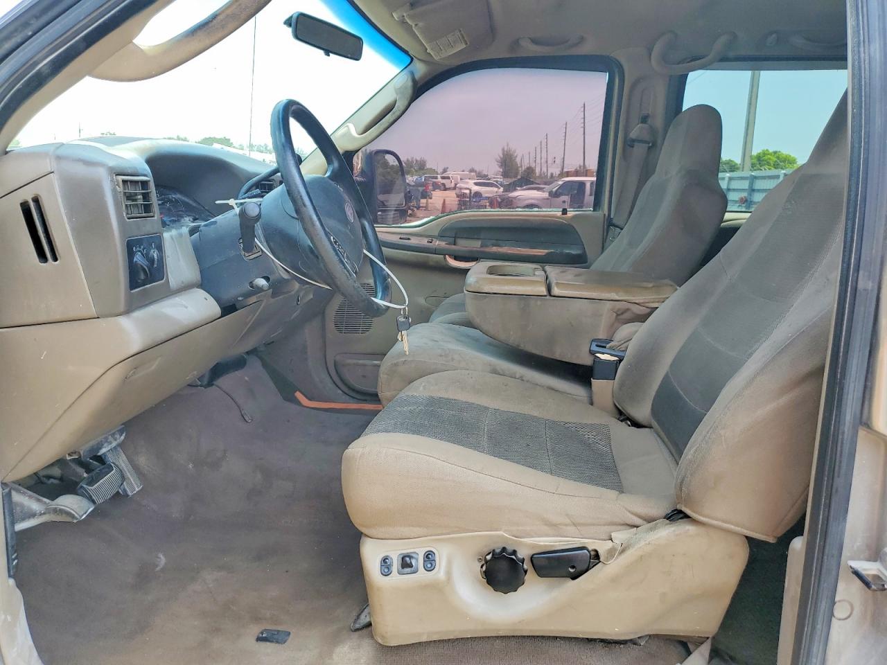 2004 Ford F250 Super Duty Beige vin: 1FTNW20P14ED56673