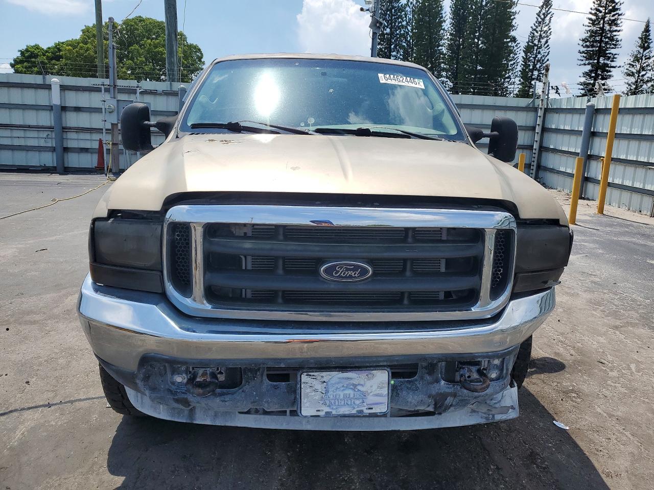 2004 Ford F250 Super Duty Beige vin: 1FTNW20P14ED56673