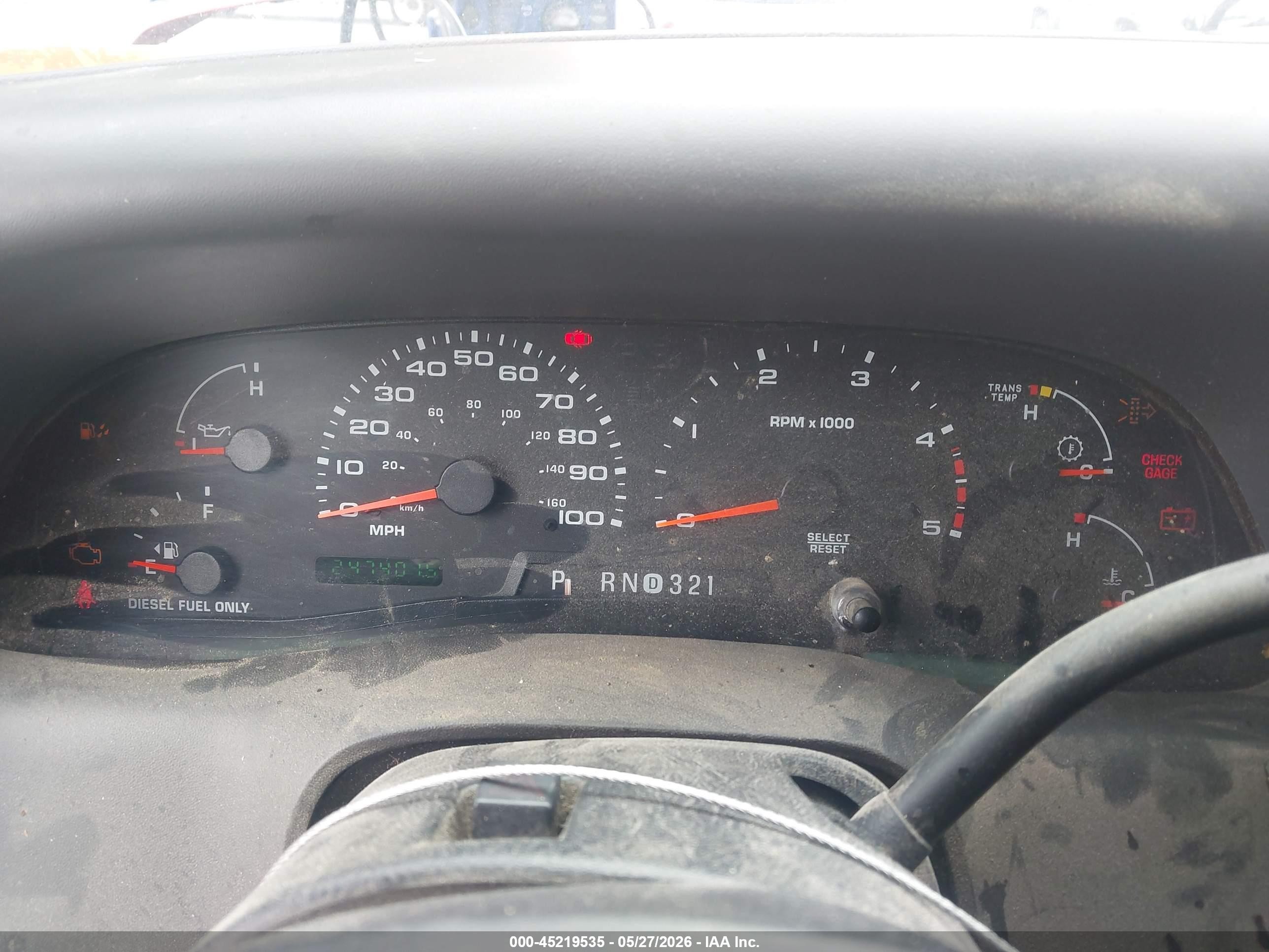 2003 Ford F-250 Lariat/xl/xlt Red vin: 1FTNW20P23EB51748
