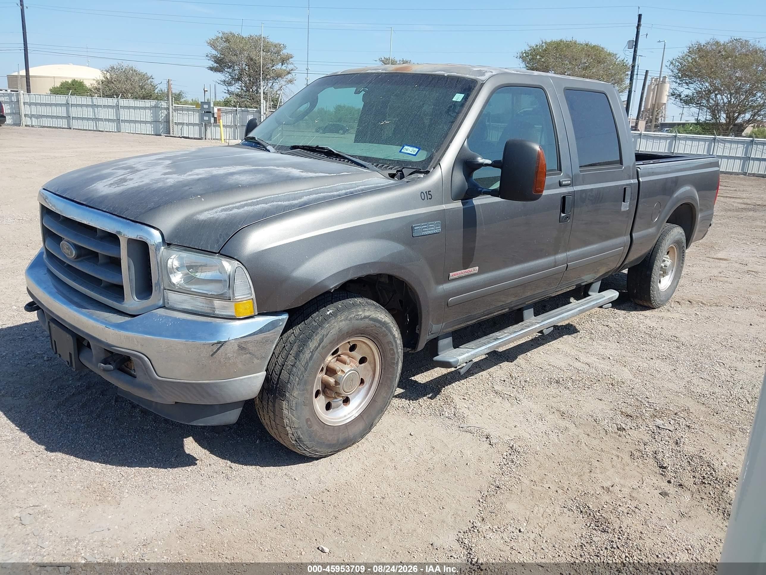 2004 Ford F-250 Lariat/xl/xlt Серый vin: 1FTNW20P24EA63283