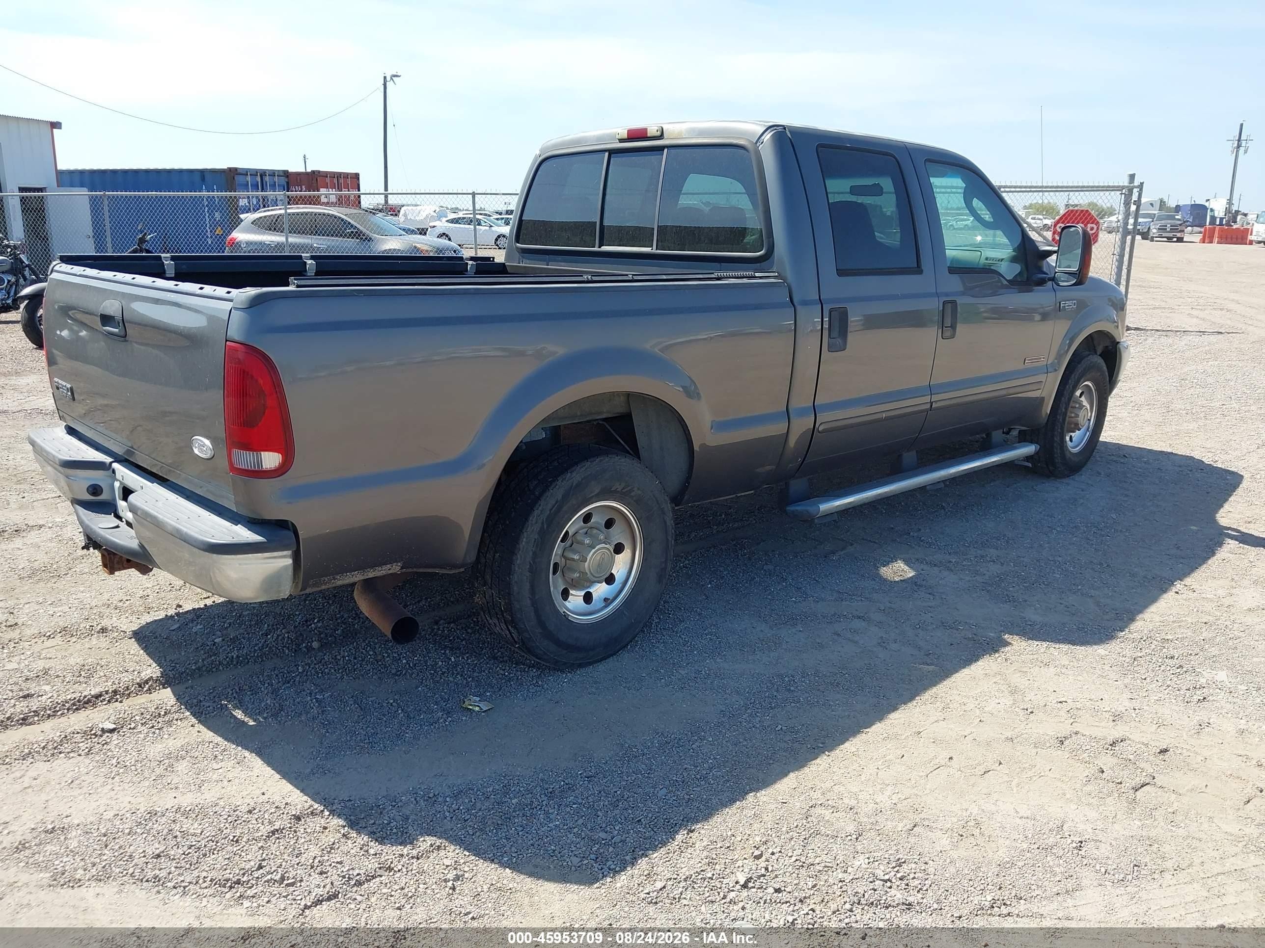 2004 Ford F-250 Lariat/xl/xlt Серый vin: 1FTNW20P24EA63283