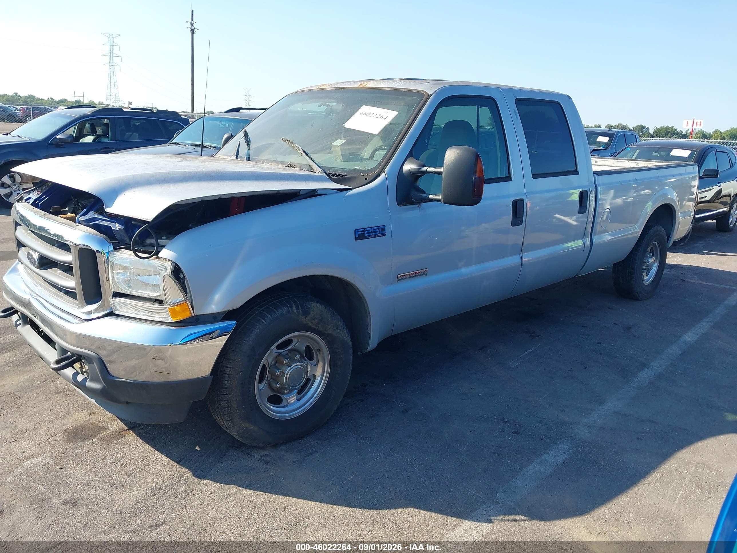 2003 Ford F-250 Lariat/xl/xlt Серый vin: 1FTNW20P33ED23883