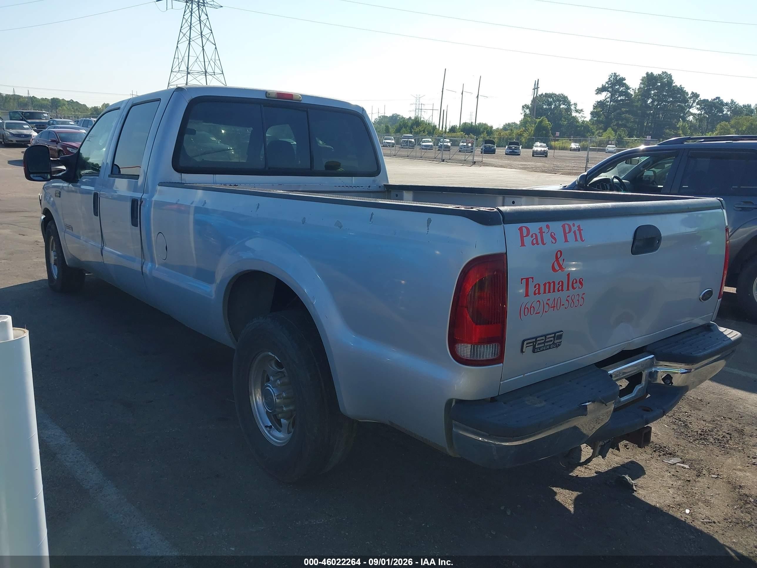 2003 Ford F-250 Lariat/xl/xlt Серый vin: 1FTNW20P33ED23883