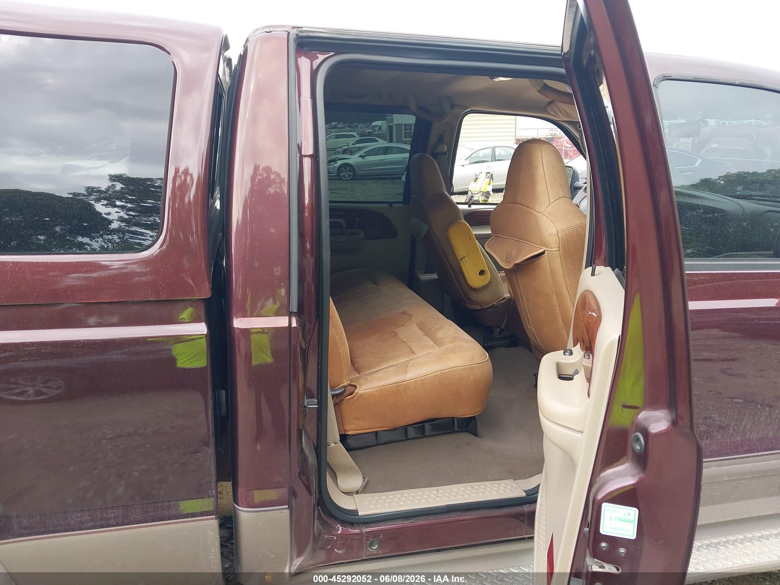 2003 Ford F-250 Lariat/xl/xlt Темно-бордовый vin: 1FTNW20P43ED17929