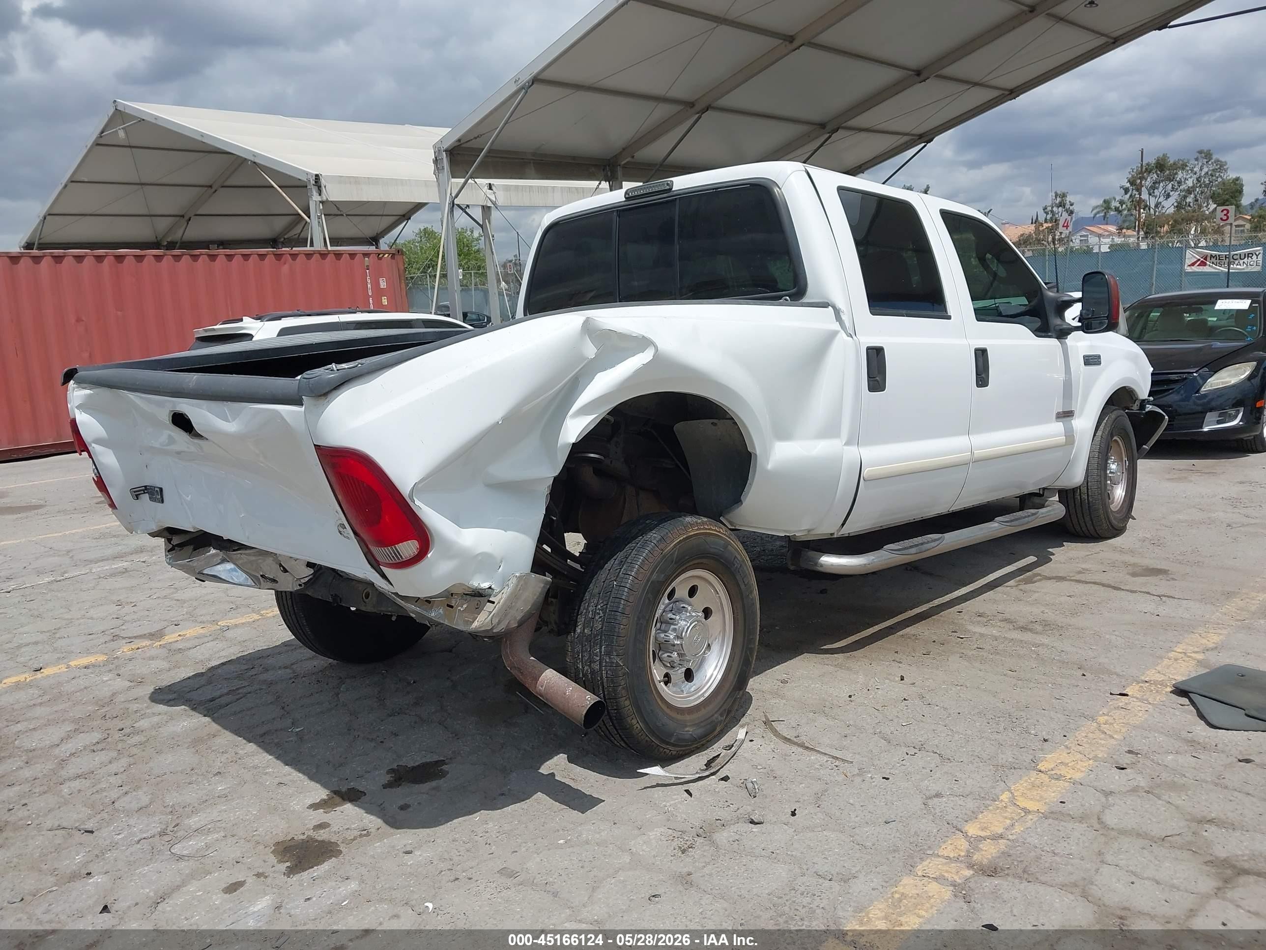 2003 Ford F-250 Lariat/xl/xlt White vin: 1FTNW20P53EC51553
