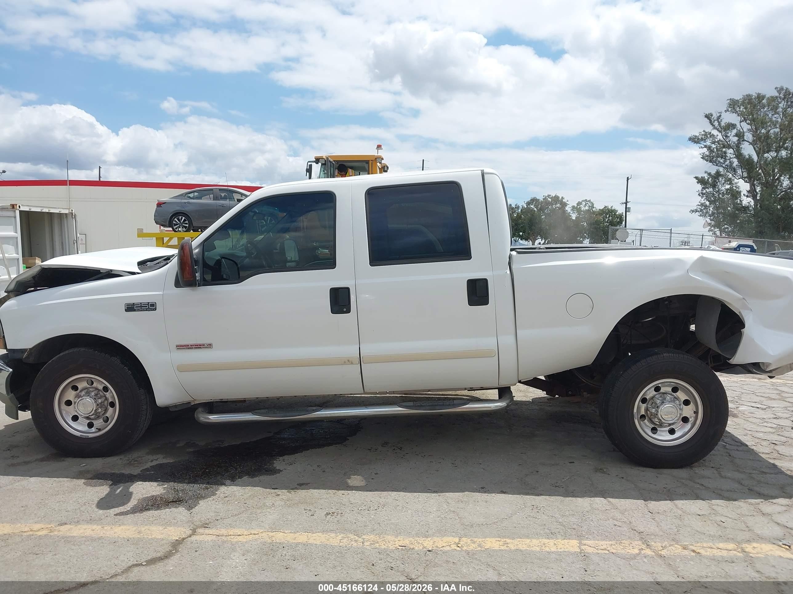 2003 Ford F-250 Lariat/xl/xlt White vin: 1FTNW20P53EC51553
