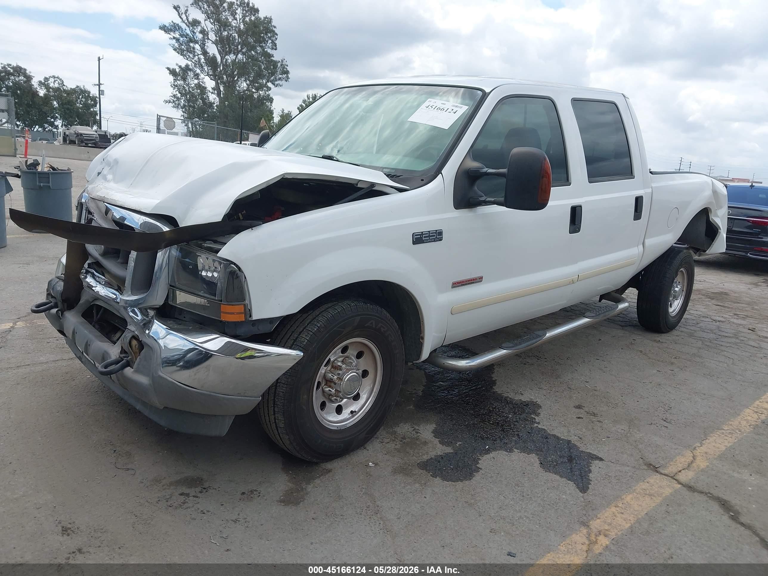 2003 Ford F-250 Lariat/xl/xlt White vin: 1FTNW20P53EC51553