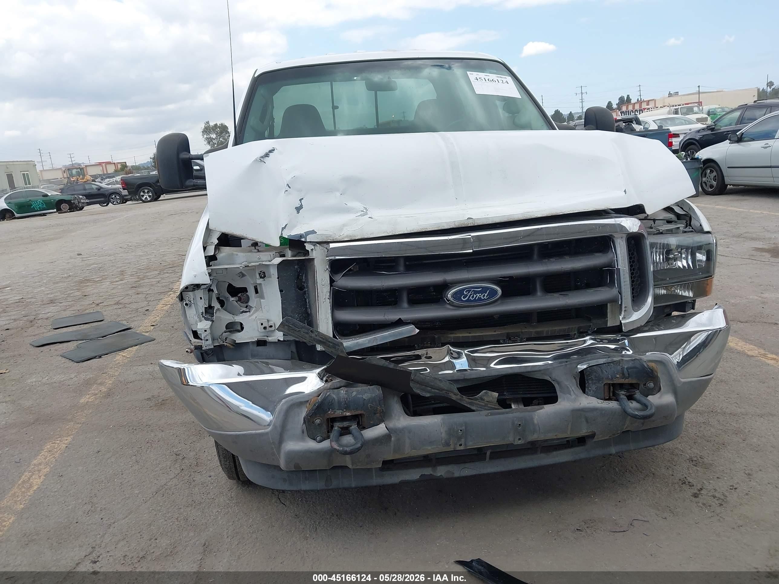 2003 Ford F-250 Lariat/xl/xlt White vin: 1FTNW20P53EC51553