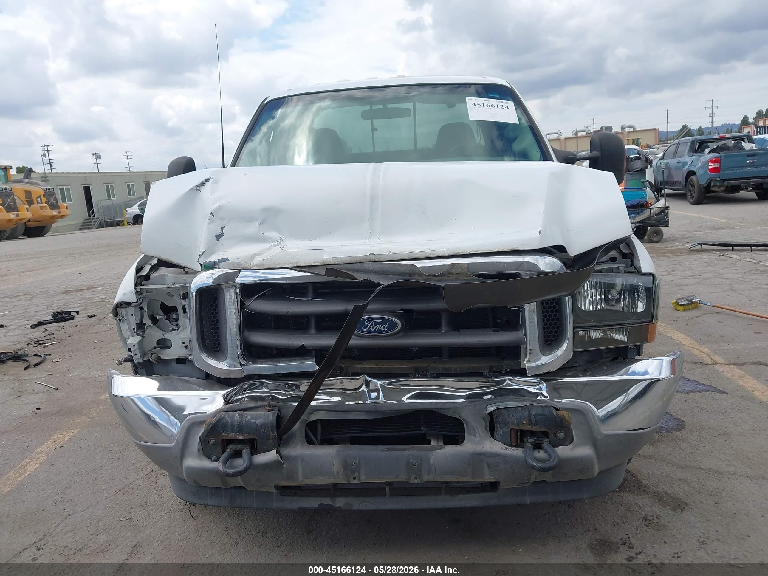 2003 Ford F-250 Lariat/xl/xlt White vin: 1FTNW20P53EC51553