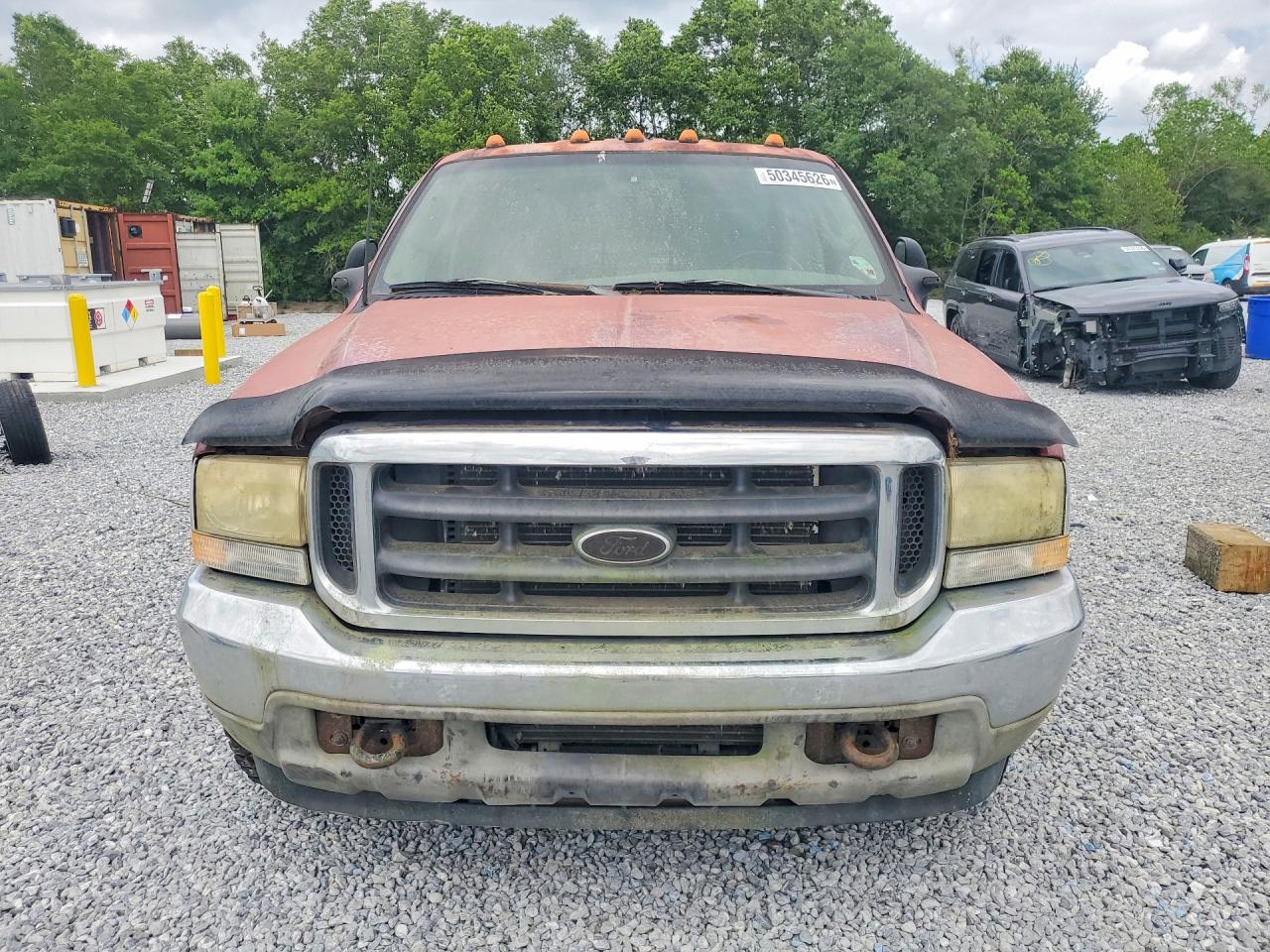 2003 Ford F250 Super Duty Red vin: 1FTNW20P73ED38046