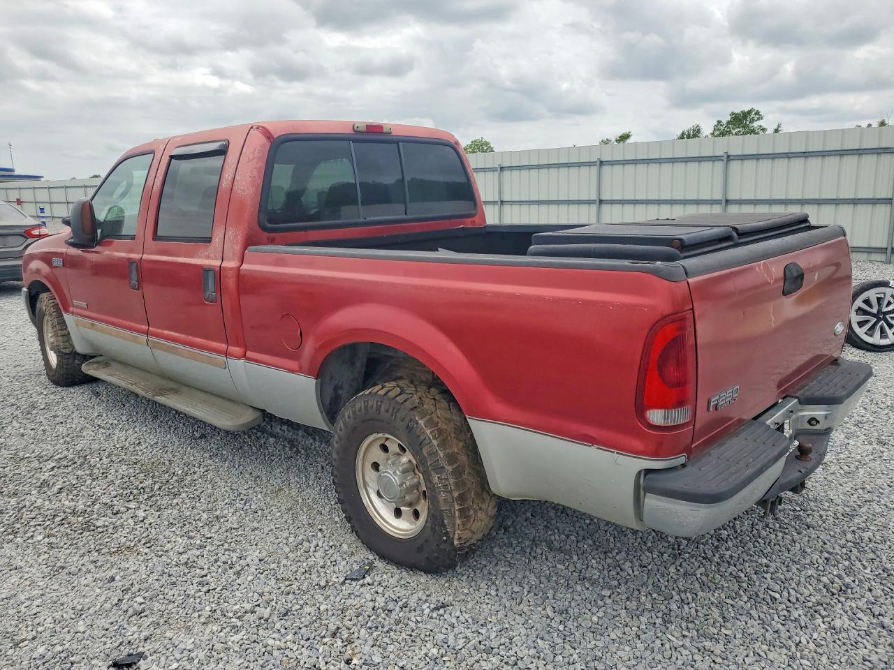 2003 Ford F250 Super Duty Red vin: 1FTNW20P73ED38046