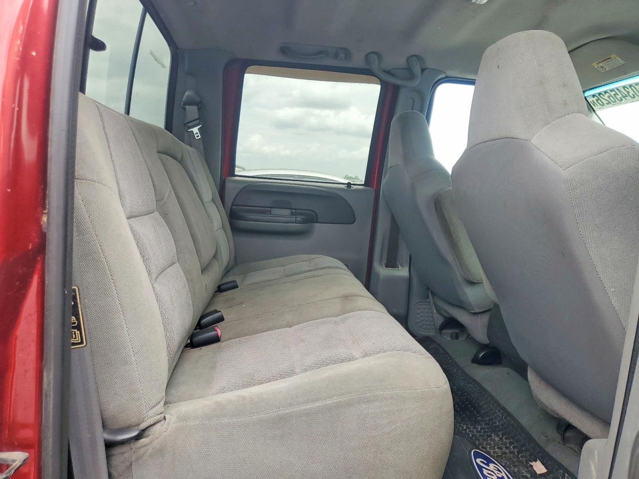 2003 Ford F250 Super Duty Red vin: 1FTNW20P73ED38046