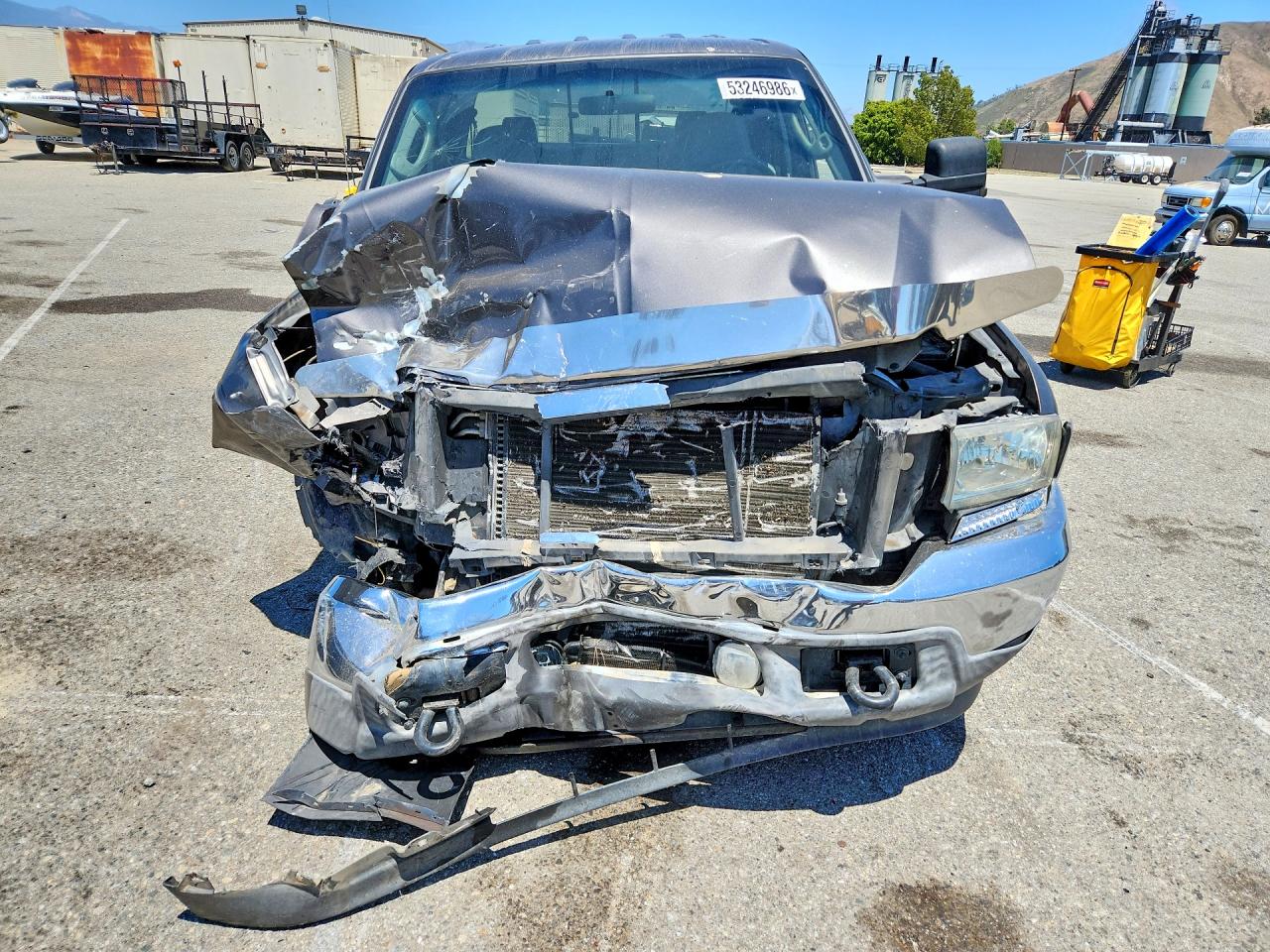 2004 Ford F250 Super Duty Black vin: 1FTNW20PX4EA98668