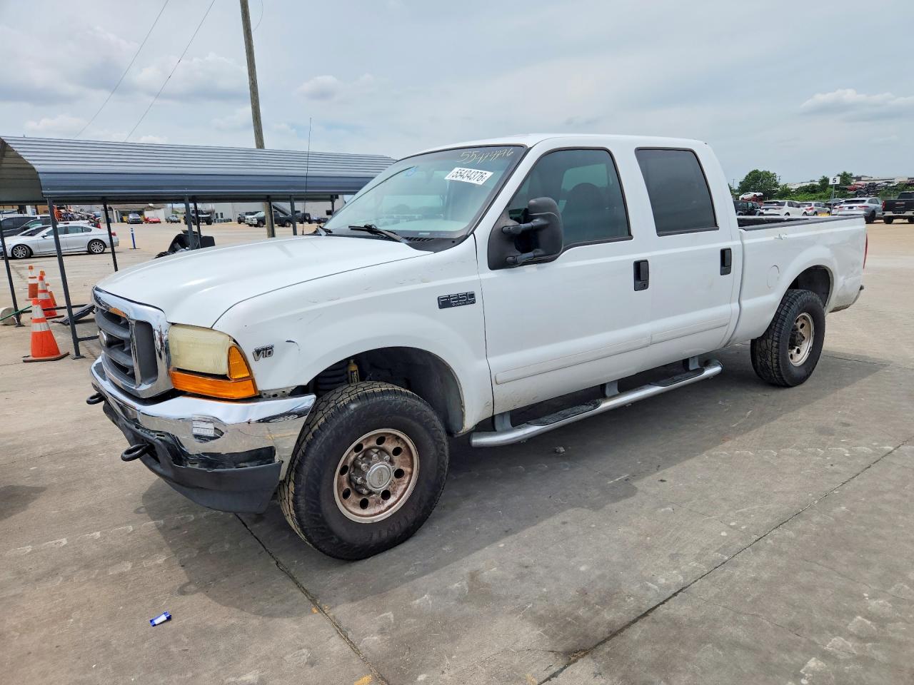 2001 Ford F250 Super Duty Белый vin: 1FTNW20S81EB96159