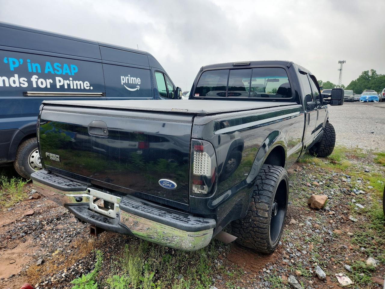 2001 Ford F250 Super Duty Black vin: 1FTNW20S91EB80889