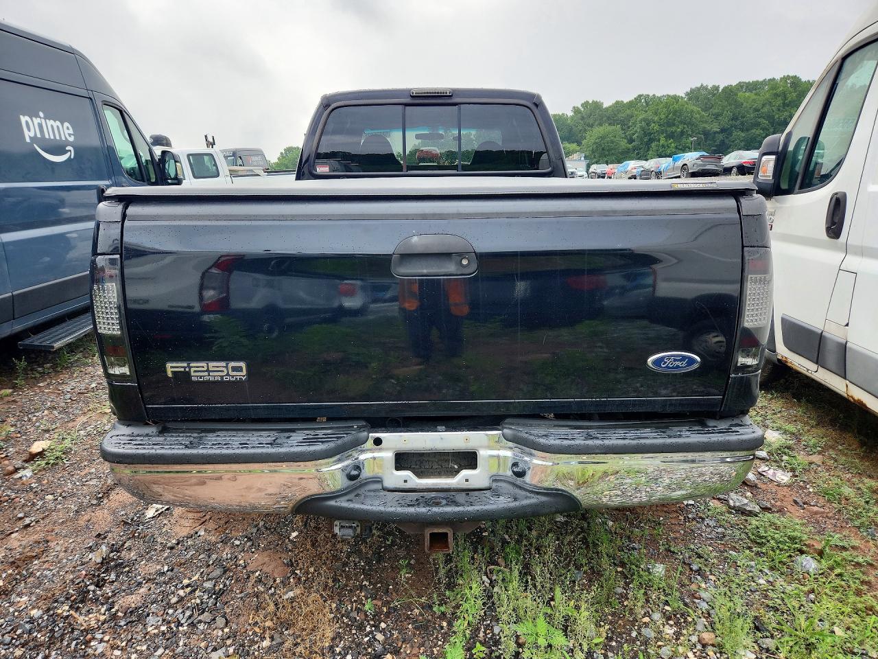 2001 Ford F250 Super Duty Black vin: 1FTNW20S91EB80889