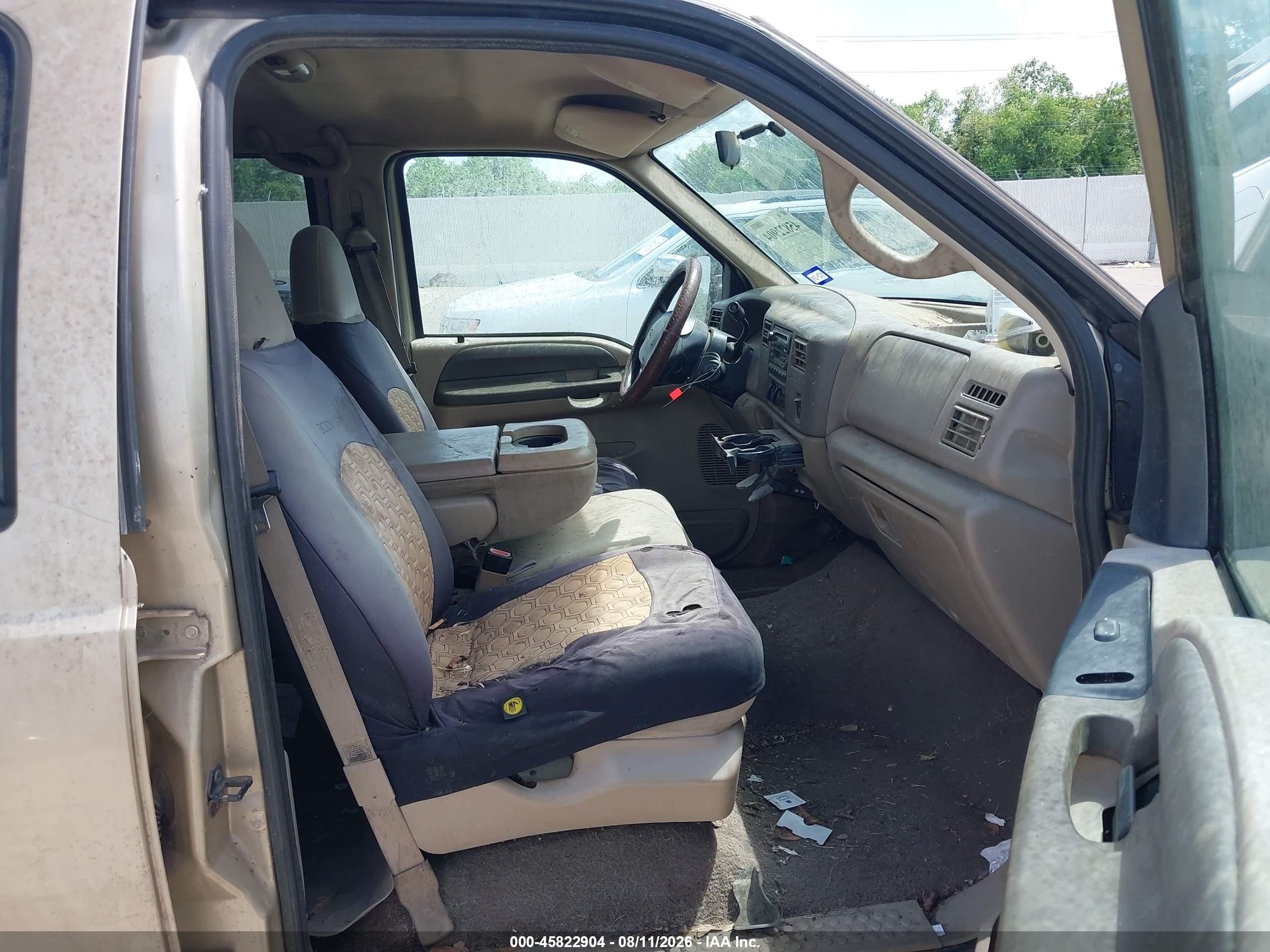 2001 Ford F-250 Lariat/xl/xlt Gold vin: 1FTNW20SX1EB61218
