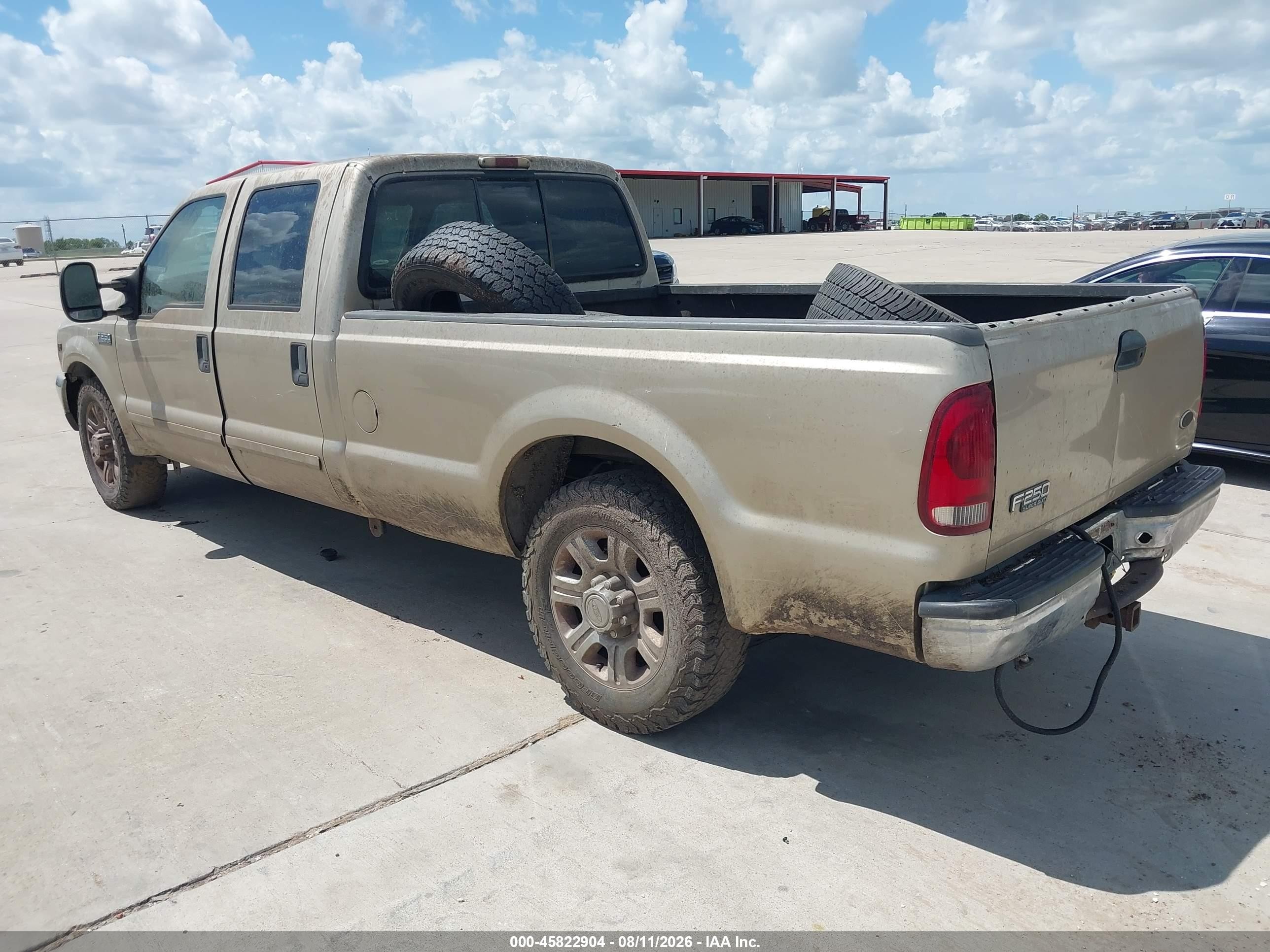 2001 Ford F-250 Lariat/xl/xlt Gold vin: 1FTNW20SX1EB61218