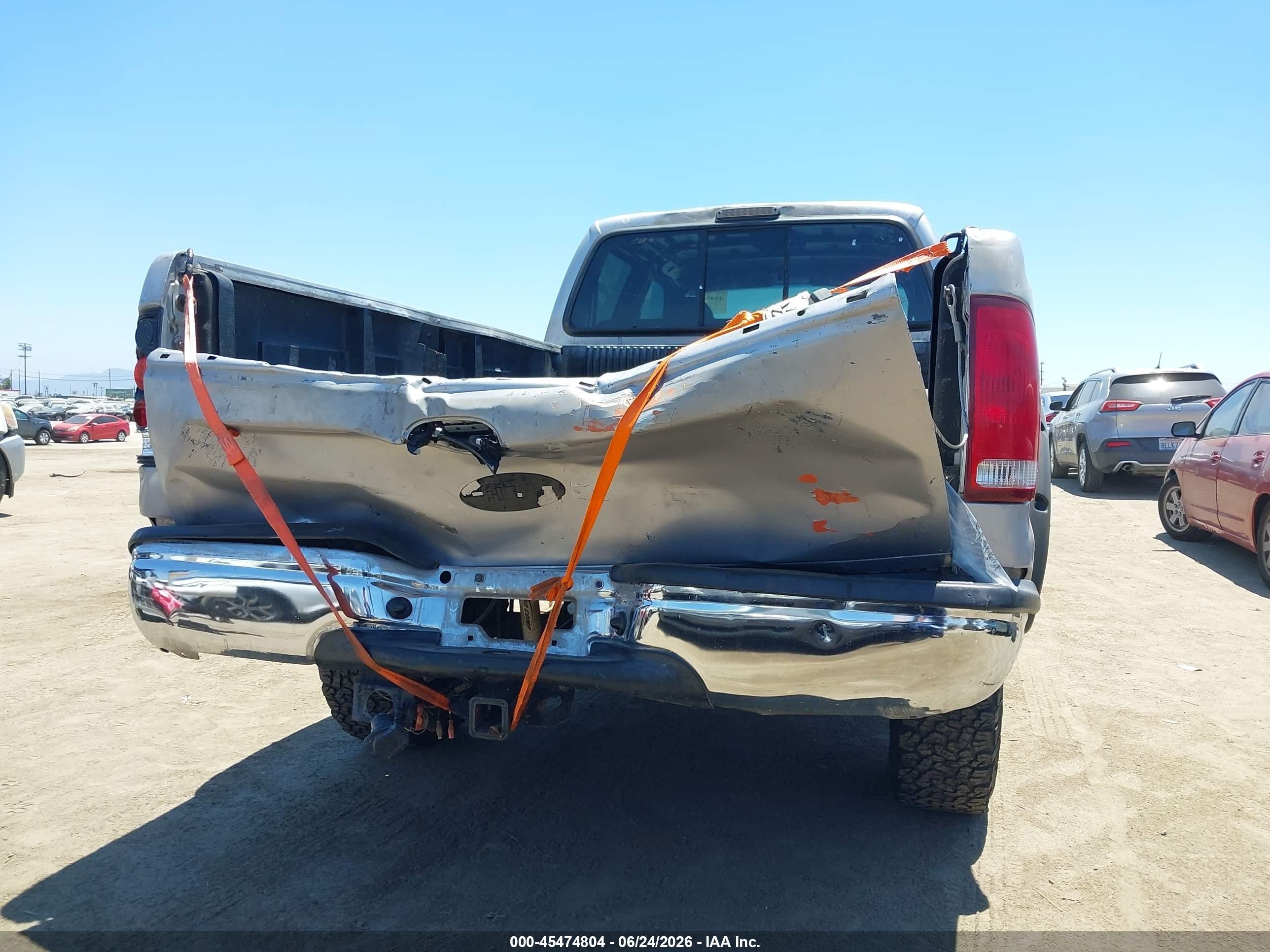 2001 Ford F-250 Lariat/xl/xlt Silver vin: 1FTNW20SX1ED03759