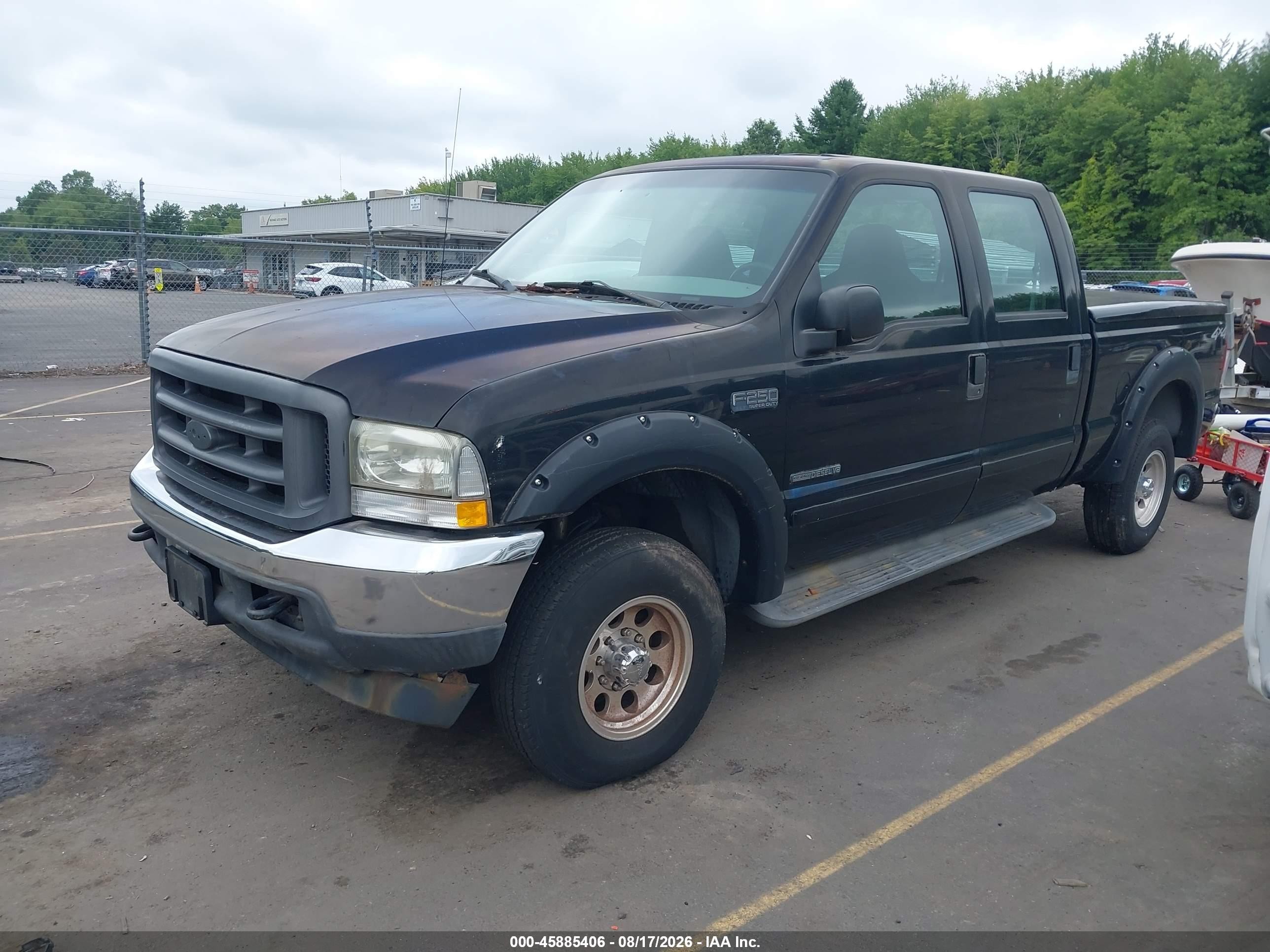 2002 Ford F-250 Lariat/xl/xlt Черный vin: 1FTNW21F02EA55086