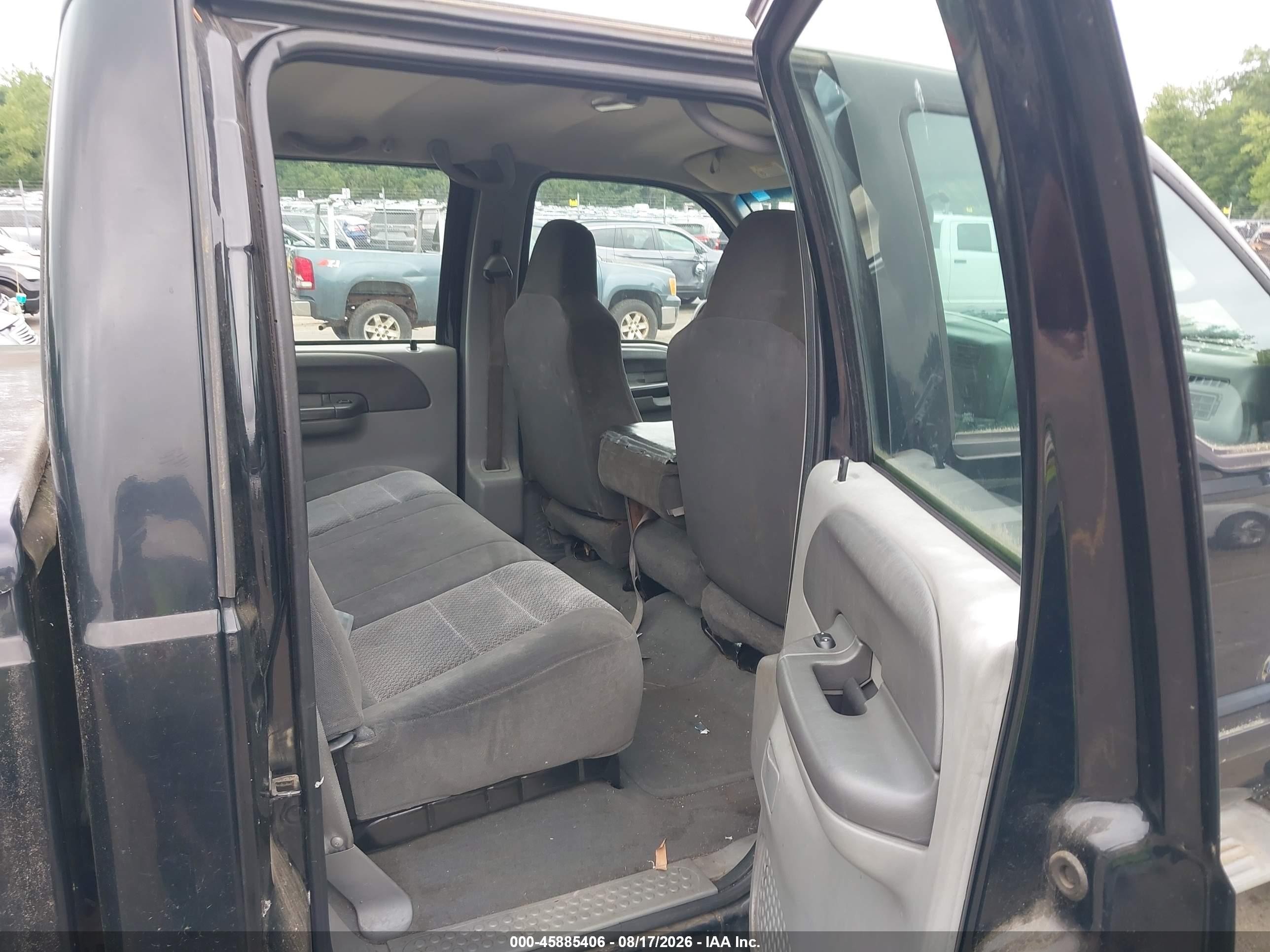 2002 Ford F-250 Lariat/xl/xlt Черный vin: 1FTNW21F02EA55086