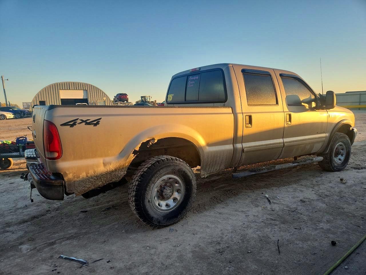 2002 Ford F250 Super Duty Tan vin: 1FTNW21F02EB01046