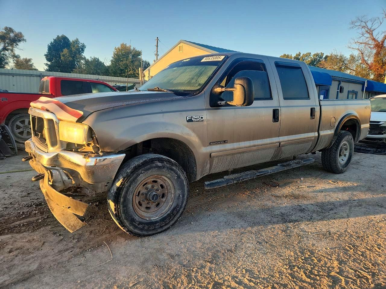 2002 Ford F250 Super Duty Tan vin: 1FTNW21F02EB01046