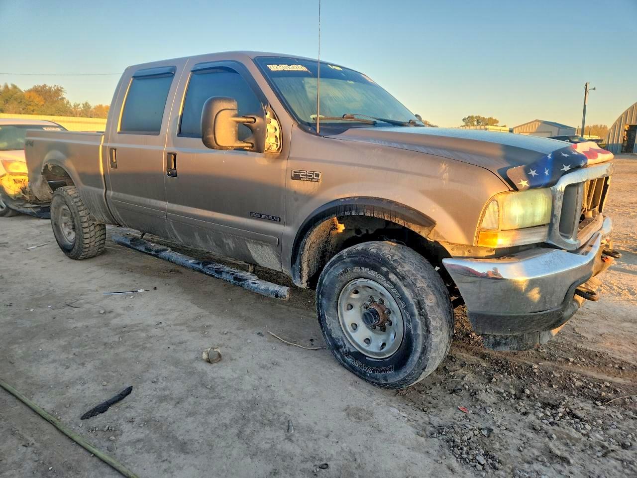 2002 Ford F250 Super Duty Tan vin: 1FTNW21F02EB01046