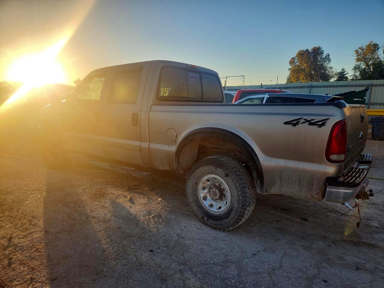 2002 Ford F250 Super Duty Tan vin: 1FTNW21F02EB01046